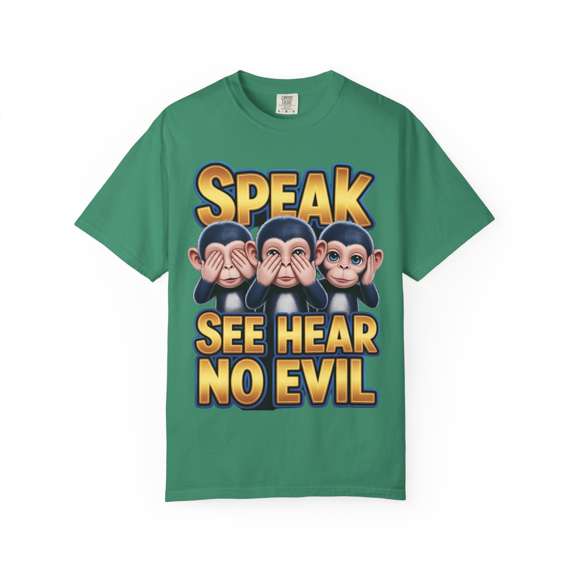 Graphic T-Shirt Speak See Hear No Evil design #2