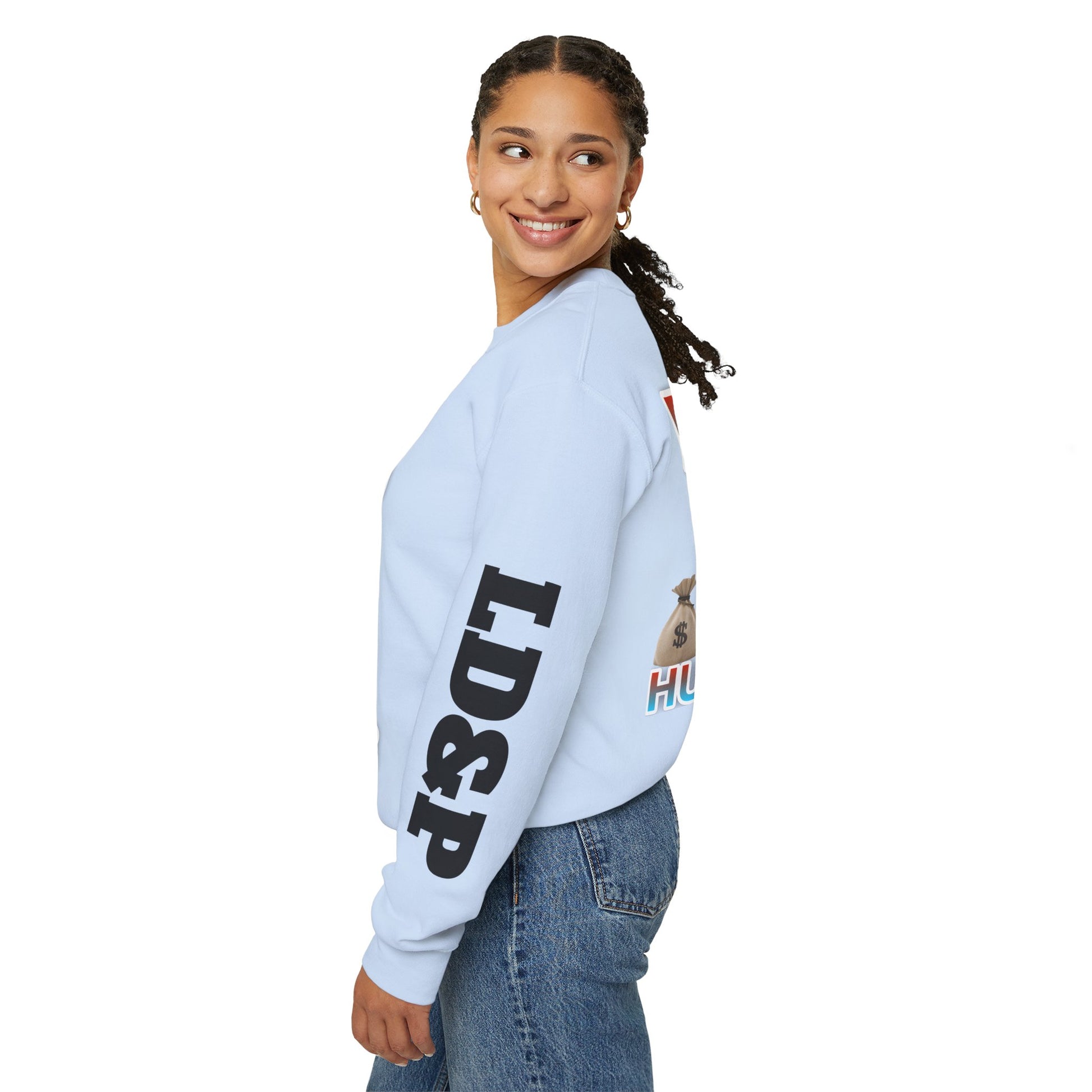 Crewneck Sweatshirt - Born Hustler LD&P Apparel
