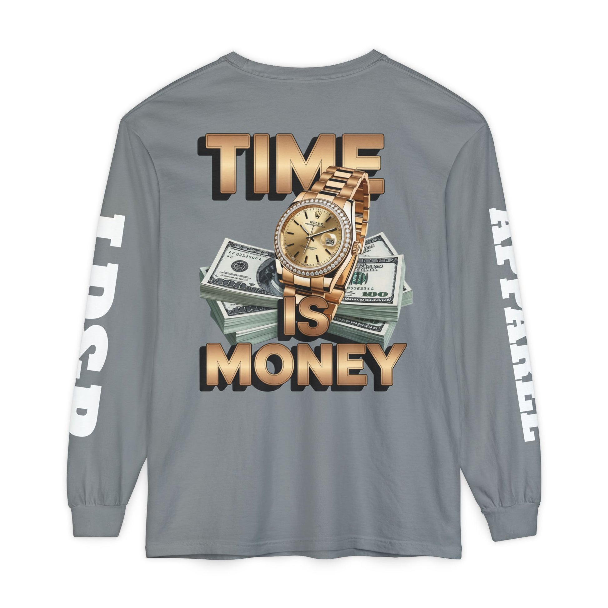 Long Sleeve T-Shirt Time is MONEY Design