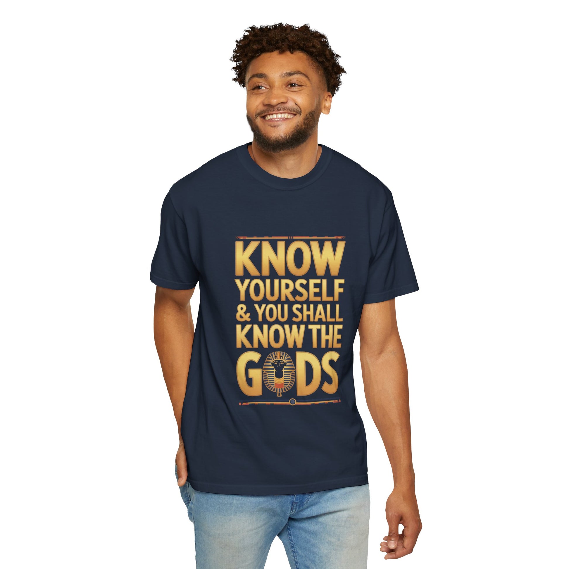 Garment-Dyed T-shirt - Know Yourself Design