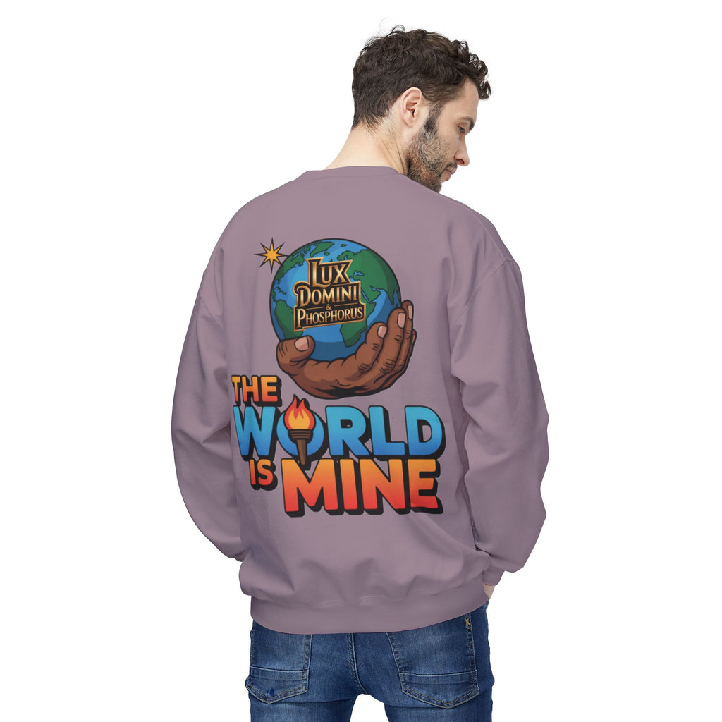 "The World Is Mine"  Design 2 Crewneck Sweatshirt
