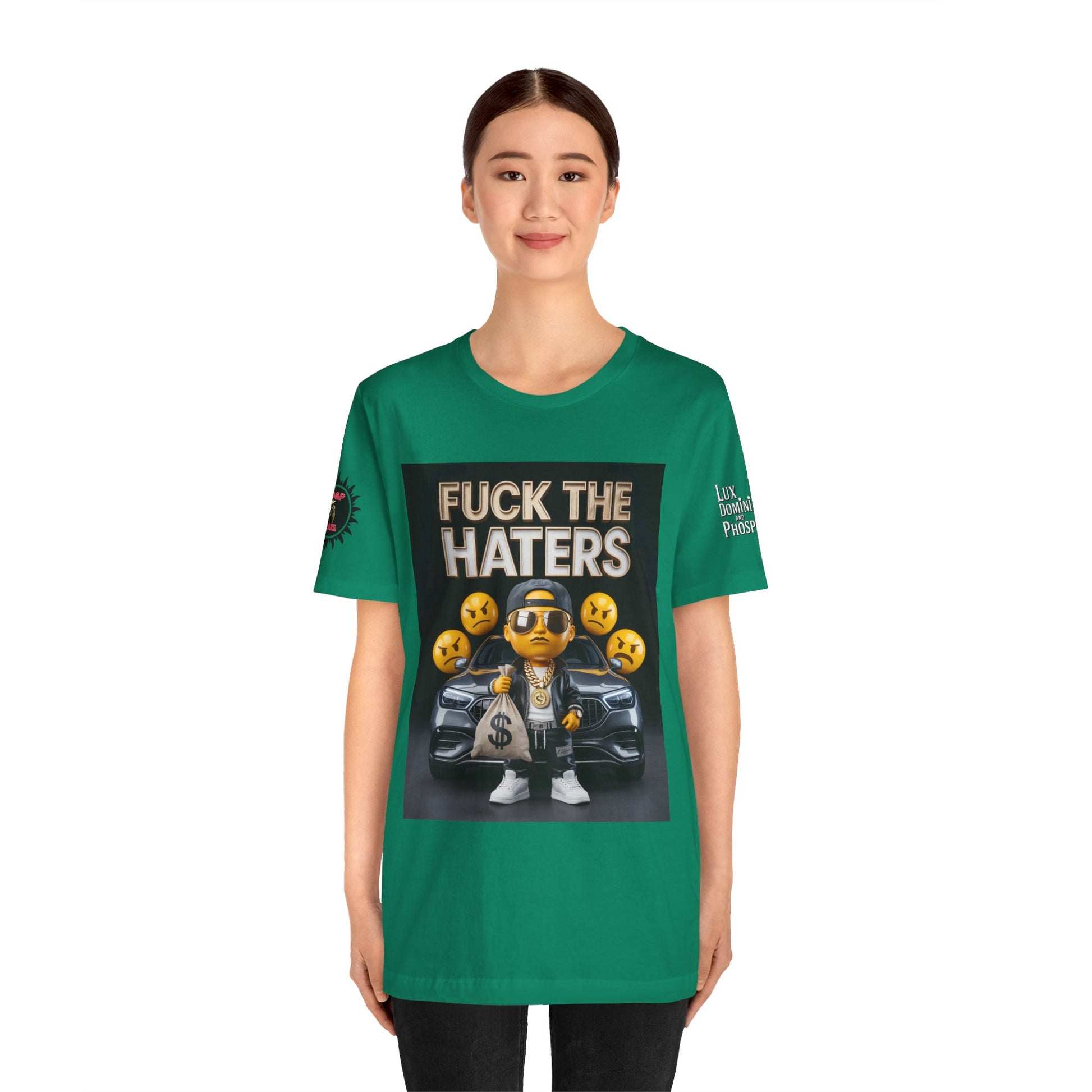 Fuck the Haters Unisex Tee - Bold Graphic Motivational Shirt