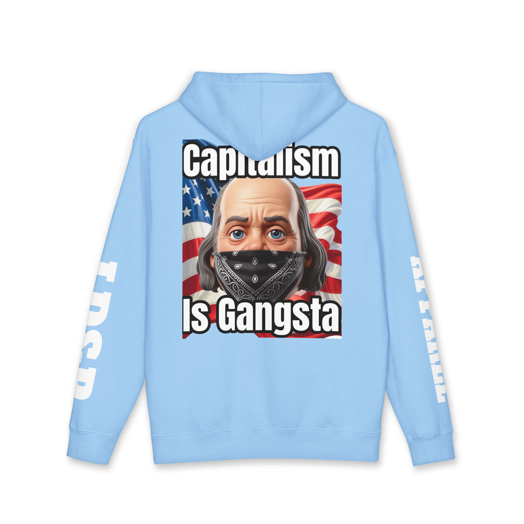 Capitalism is Gangsta Heavyweight Hooded Sweatshirt