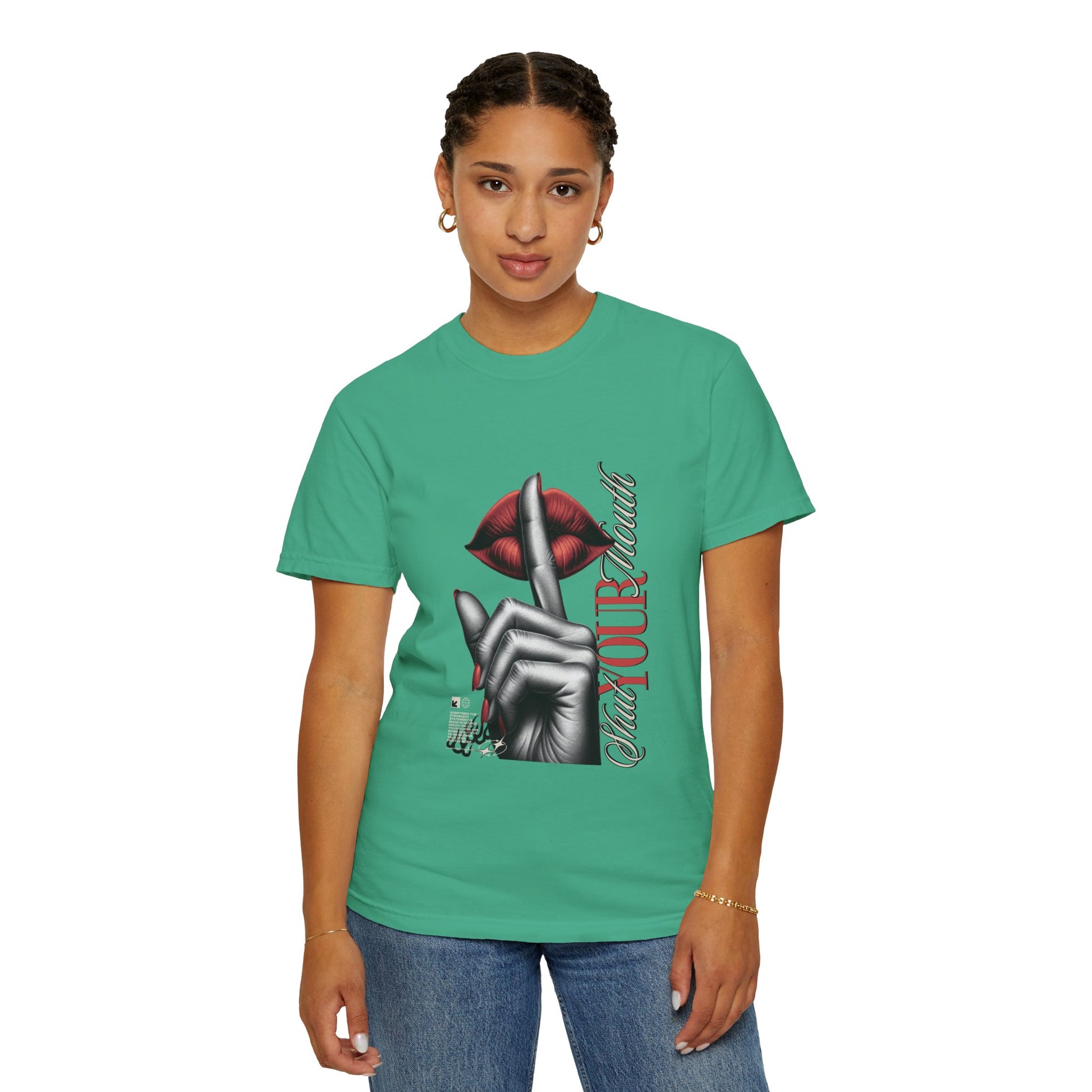 Dyed T-shirt - Big Moma Print