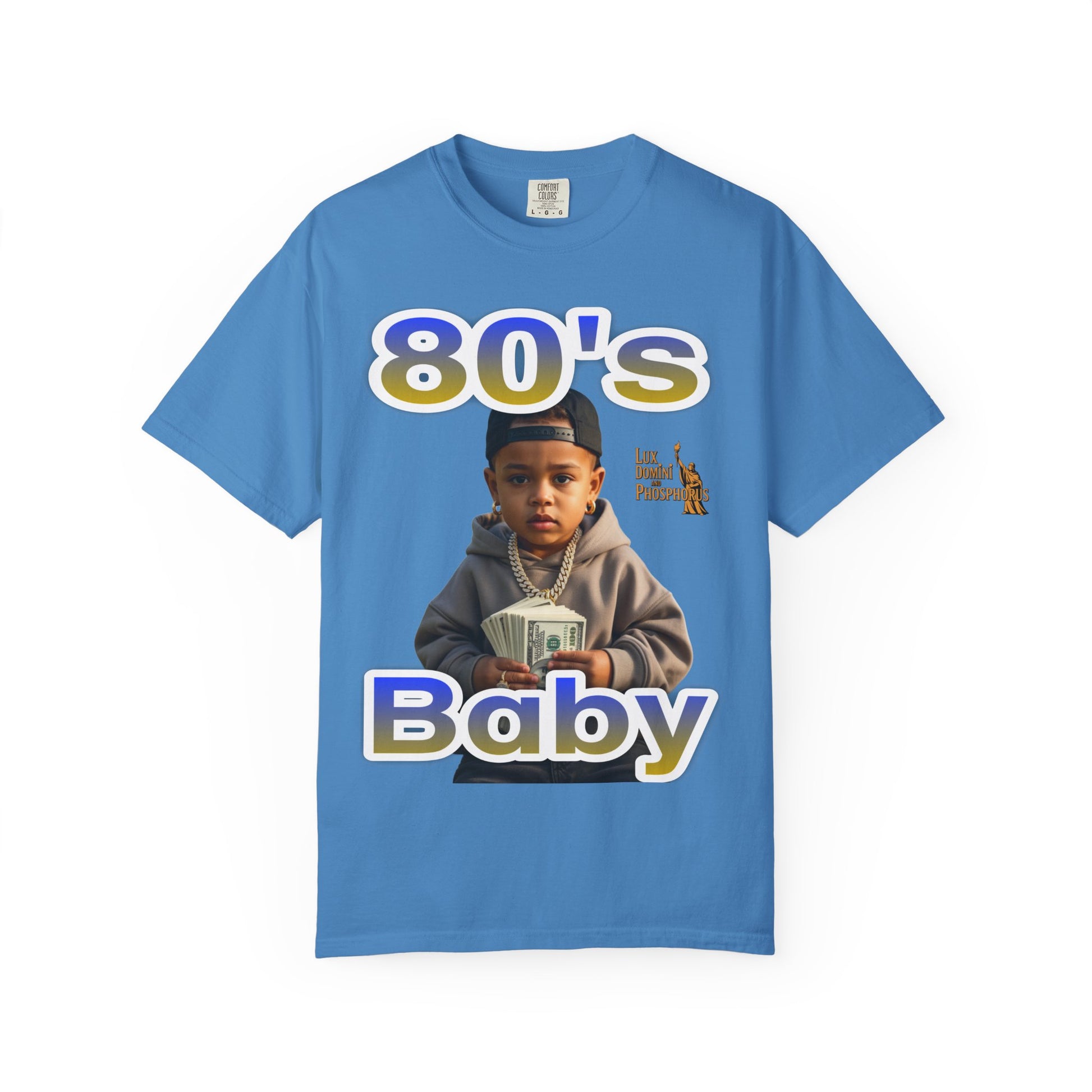 80s Baby Unisex Garment-Dyed T-shirt - LD&P APPAREL