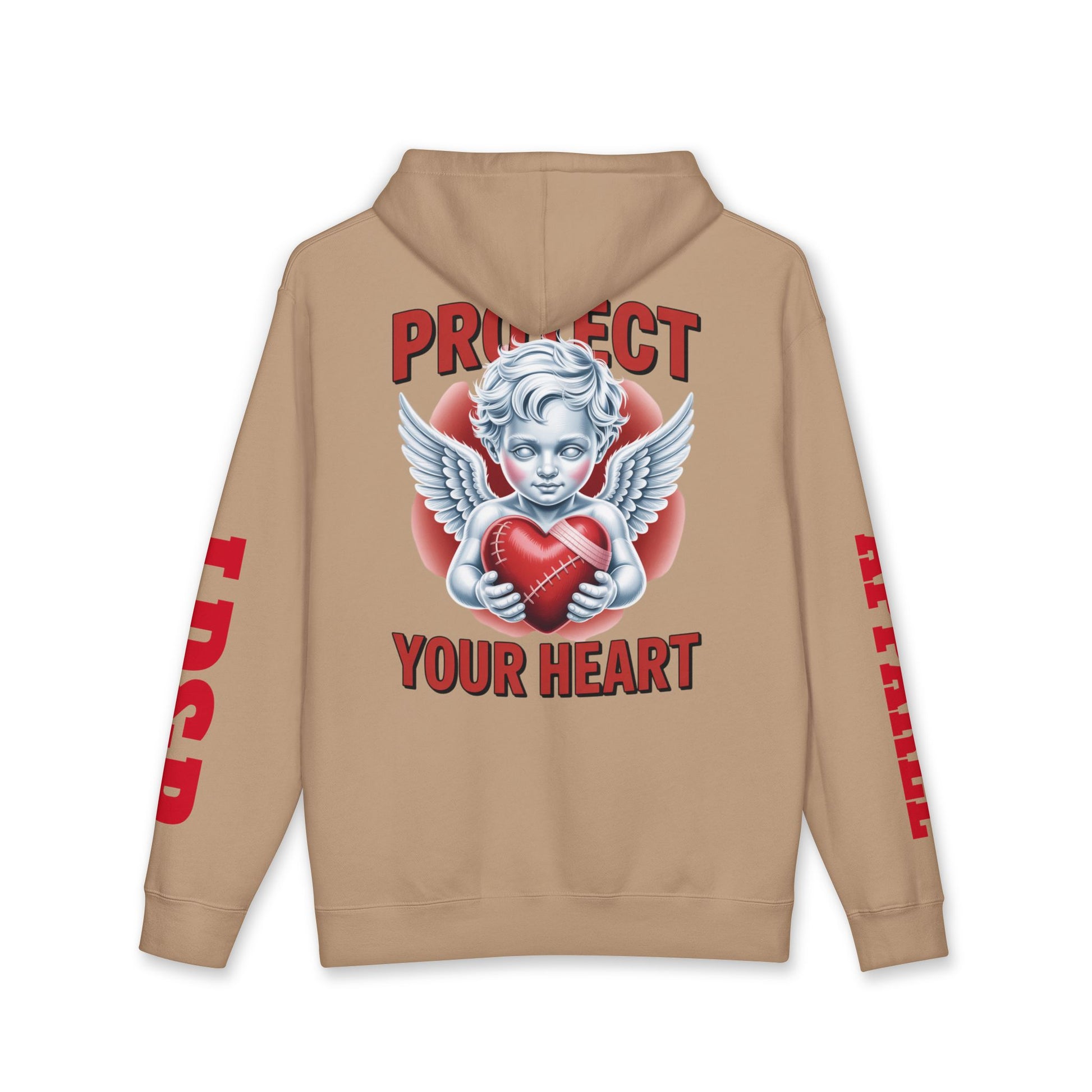 Hooded Sweatshirt - 'protect your heart' Bold Graphic Design