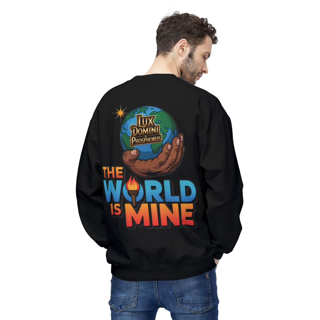 "The World Is Mine"  Design 2 Crewneck Sweatshirt