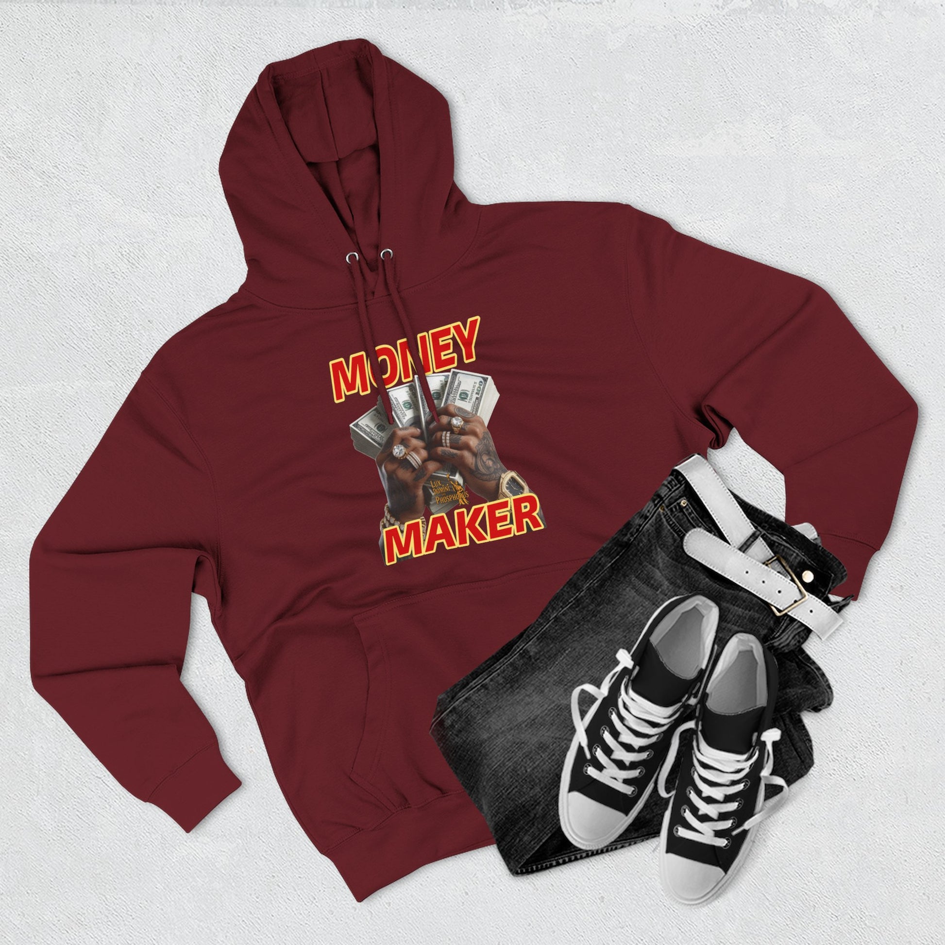 Fleece Hoodie - Money Maker Design
