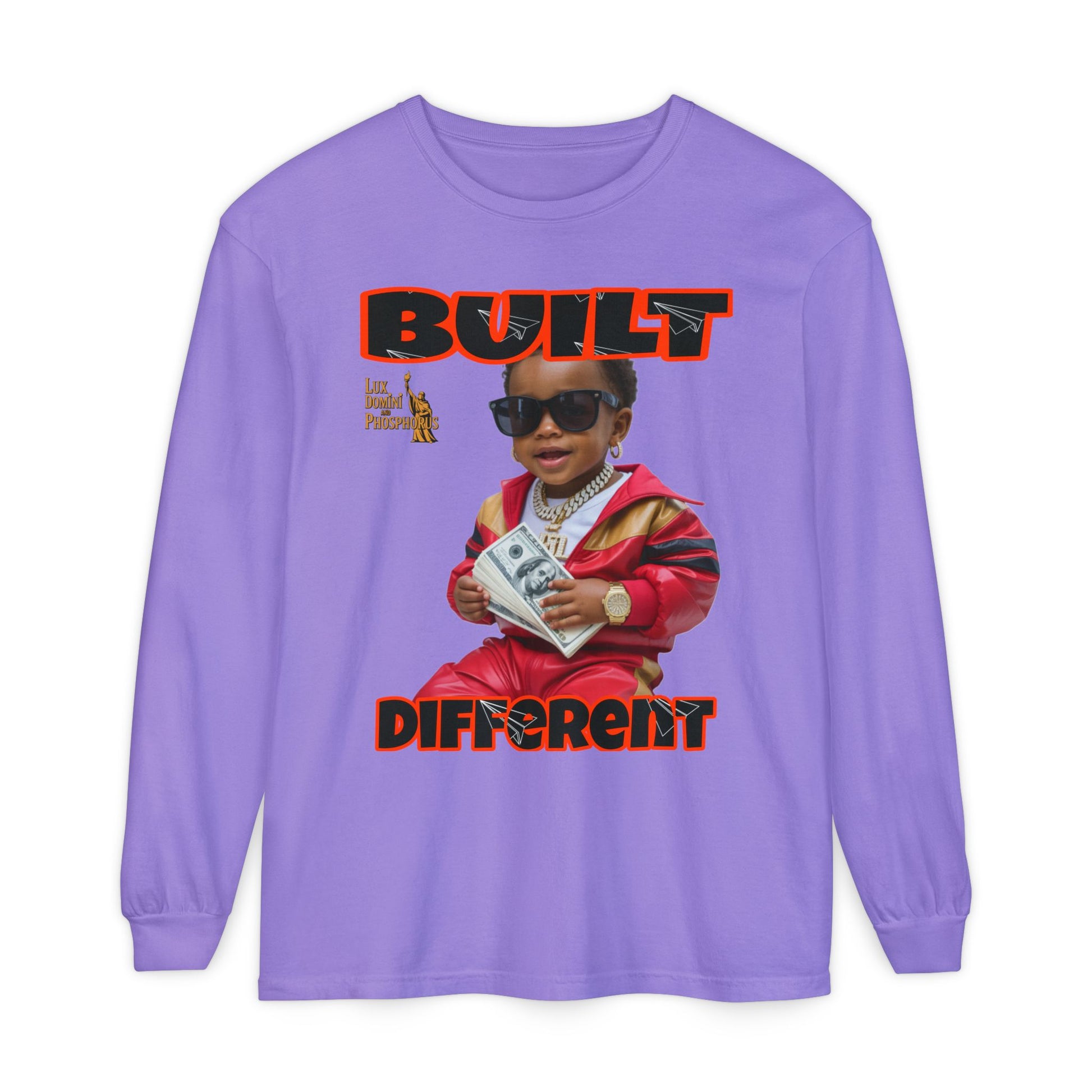 Long Sleeve T-Shirt - Built Different LD&P Apparel Design