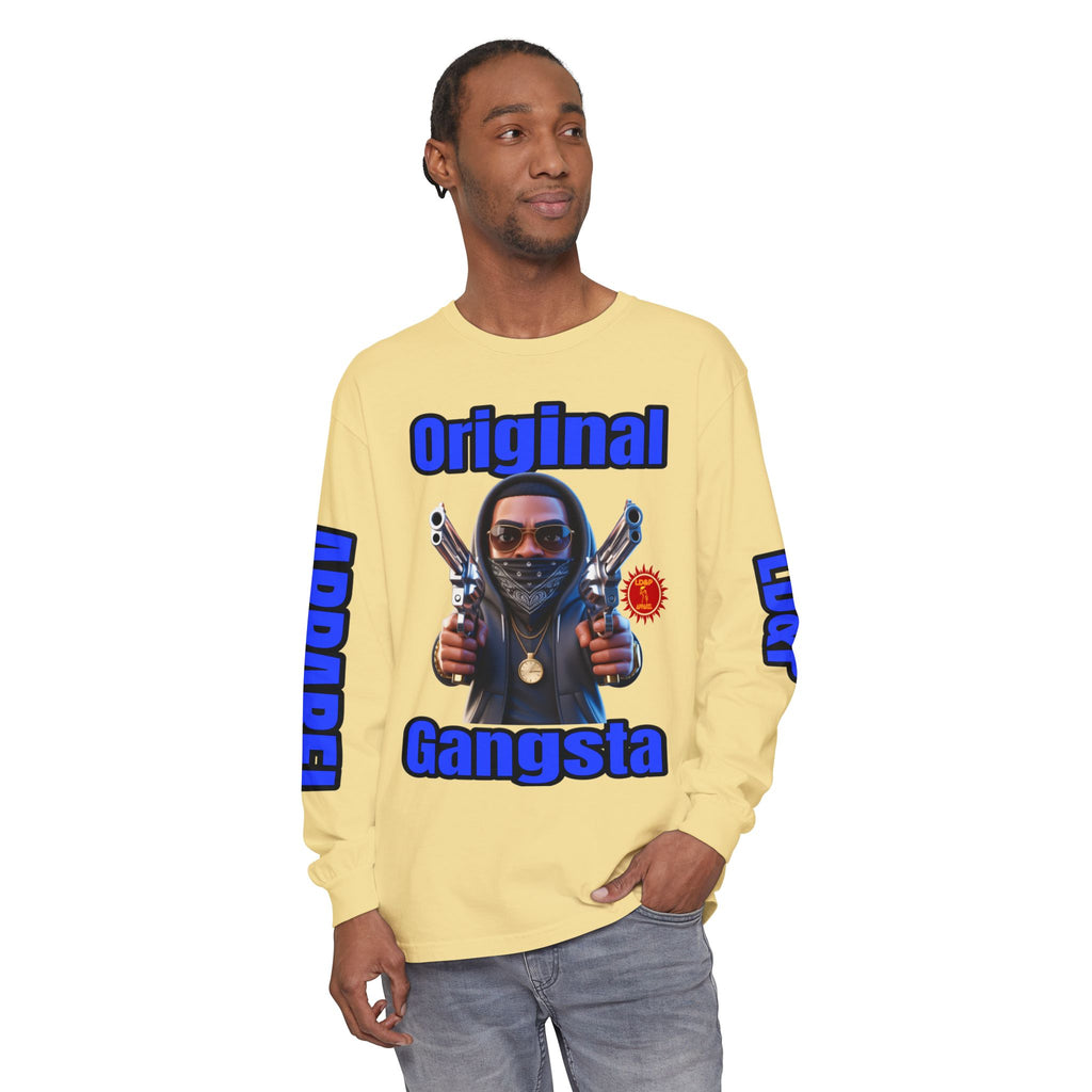 Long Sleeve T-Shirt Original Gangsta LD&amp;P Apparel Design