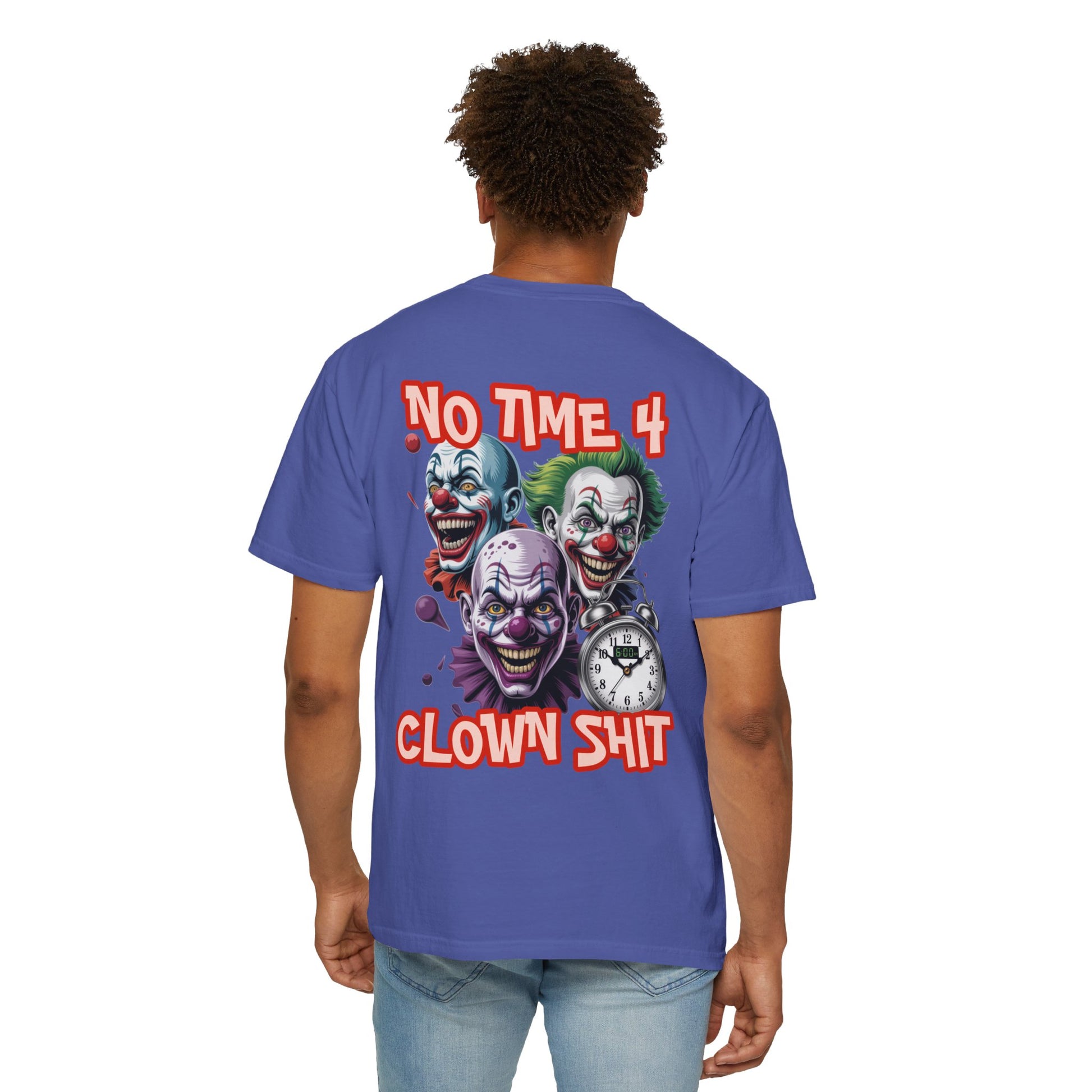 Garment-Dyed T-shirt - Born Hustler Design