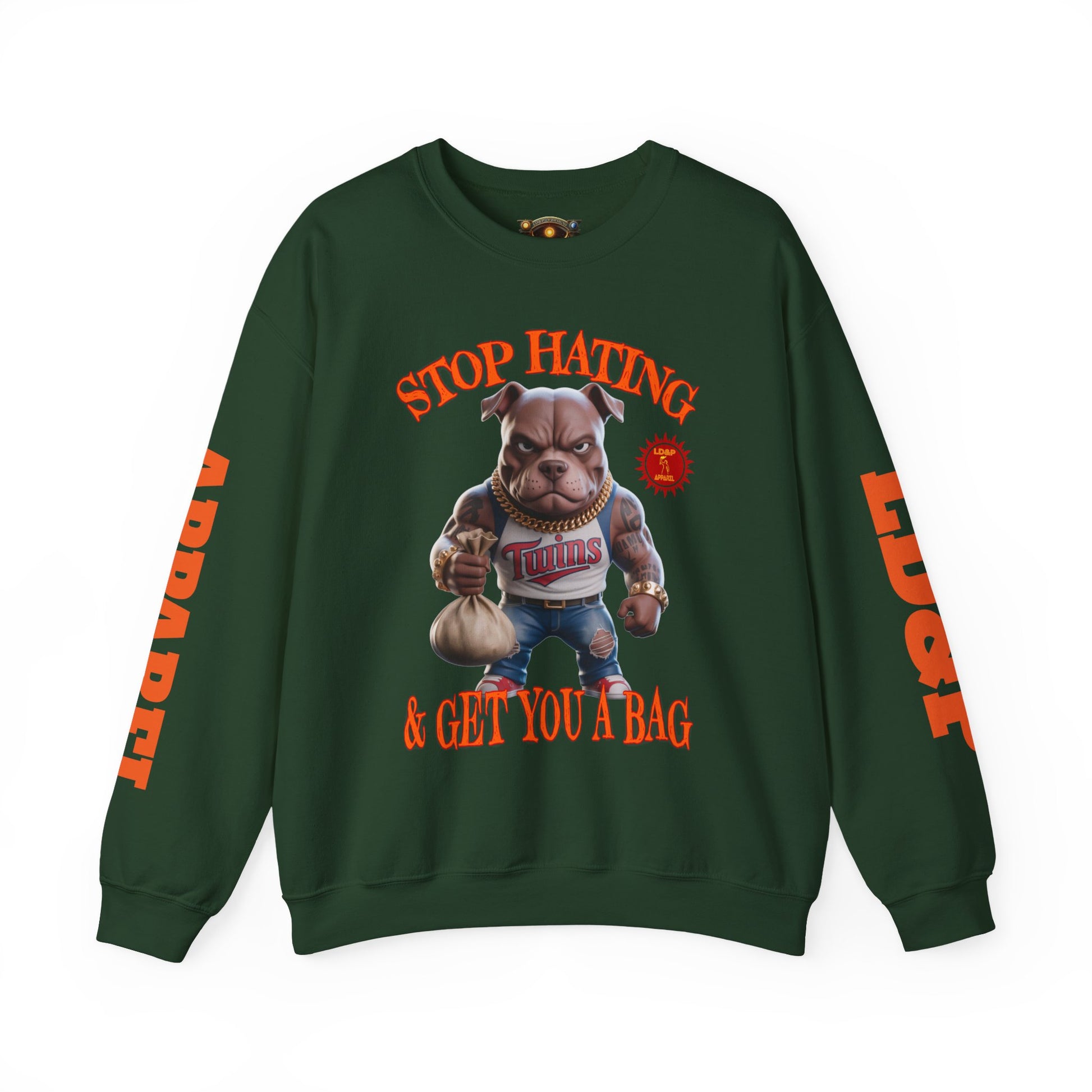Unisex Sweatshirt Stop Hating LD&P Apparel Design