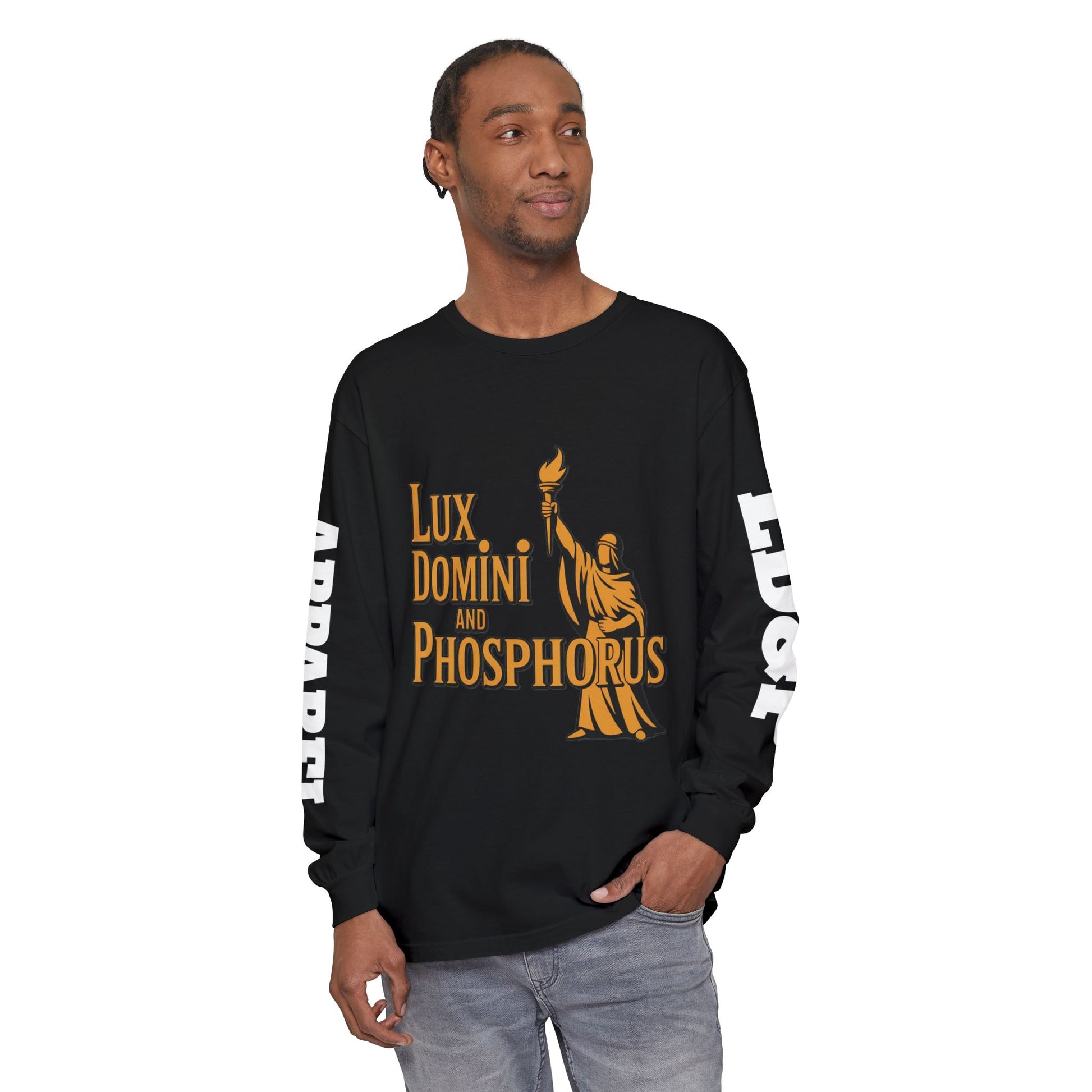 Long Sleeve T-Shirt Lux Domini and Phosphorus LD&P Apparel Design