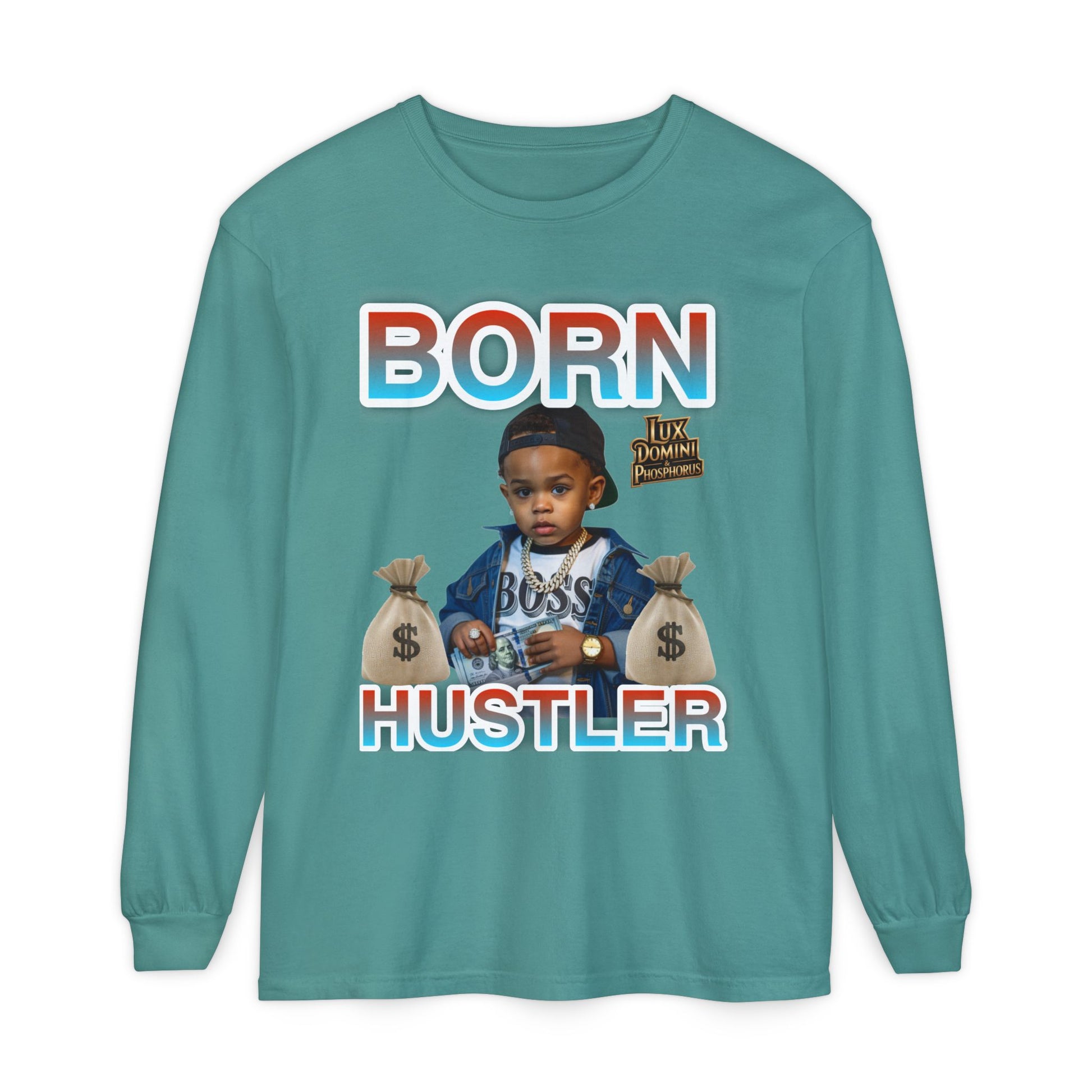 Long Sleeve T-Shirt Born Hustler Apparel