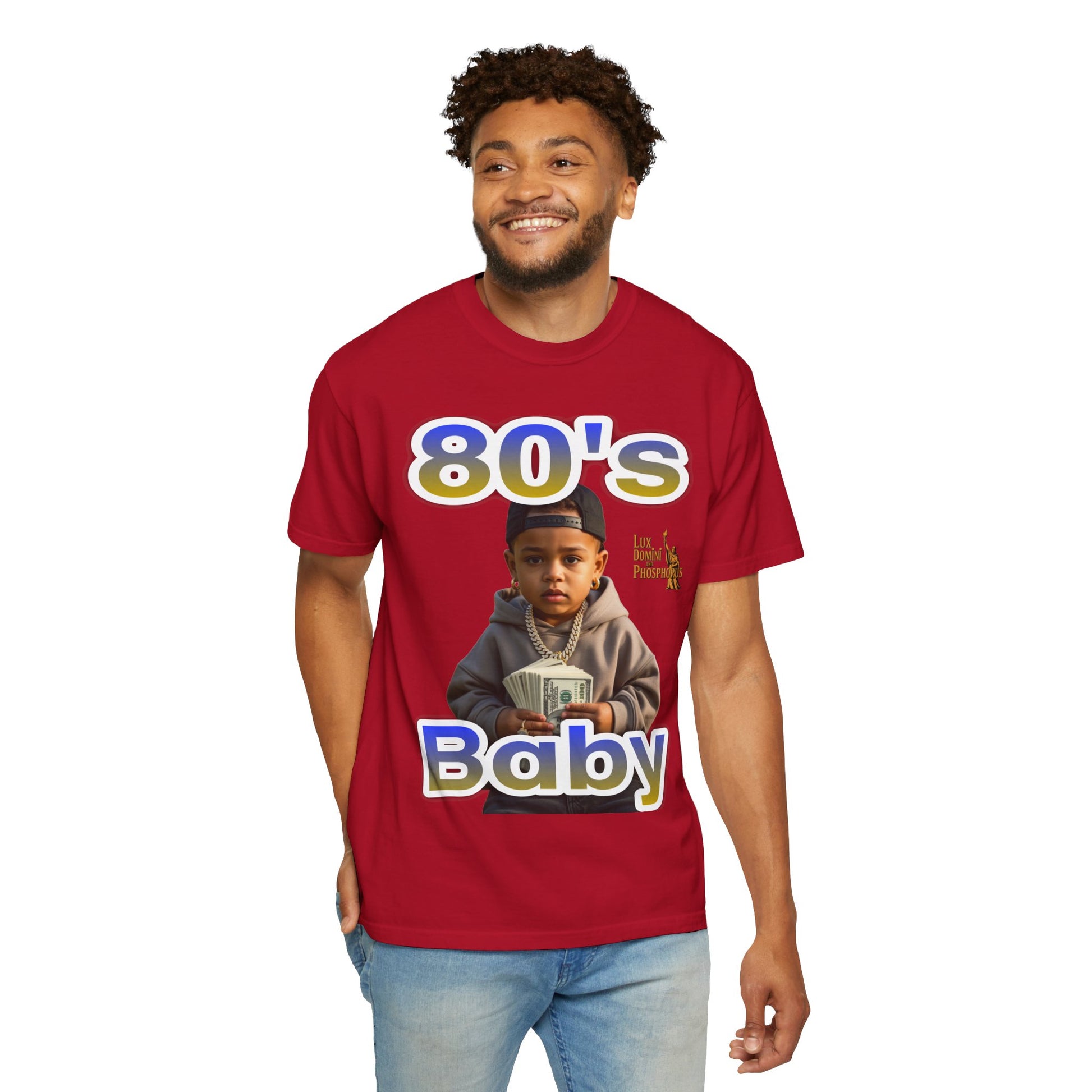 80s Baby Unisex Garment-Dyed T-shirt - LD&P APPAREL