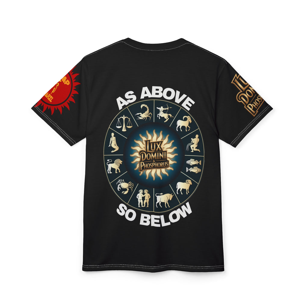 As Above So Below Unisex Cut & Sew Tee