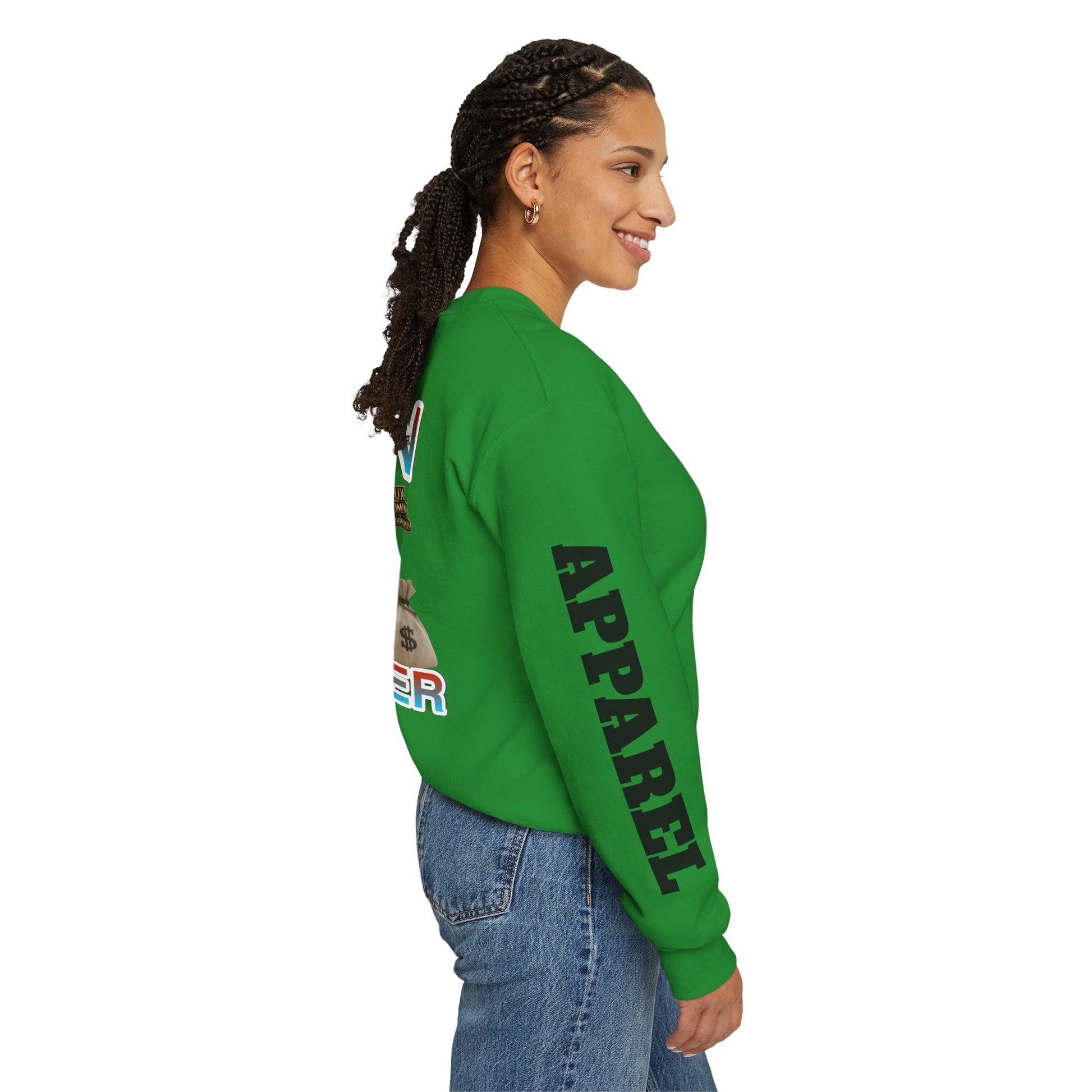 Crewneck Sweatshirt - Born Hustler LD&P Apparel