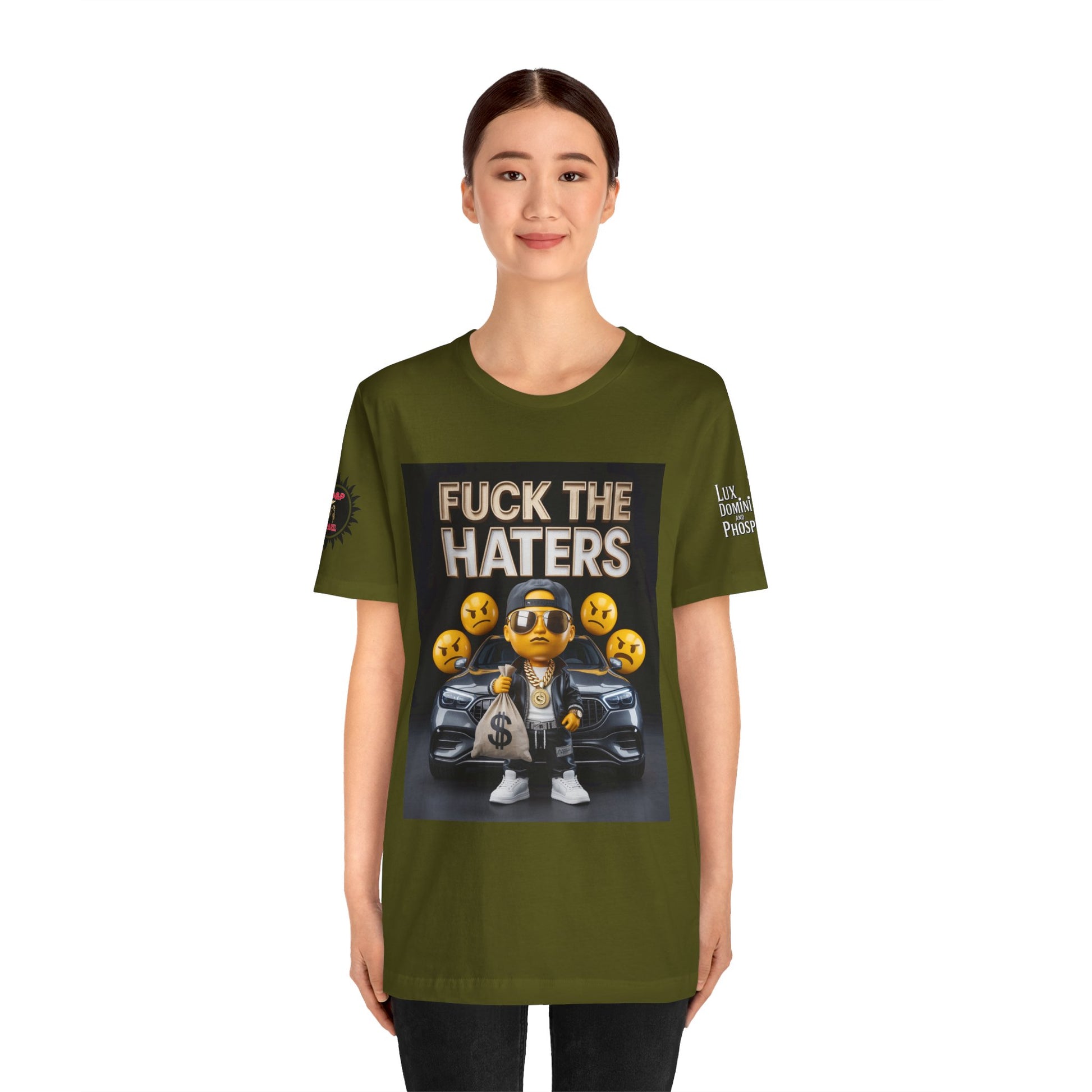 Fuck the Haters Unisex Tee - Bold Graphic Motivational Shirt
