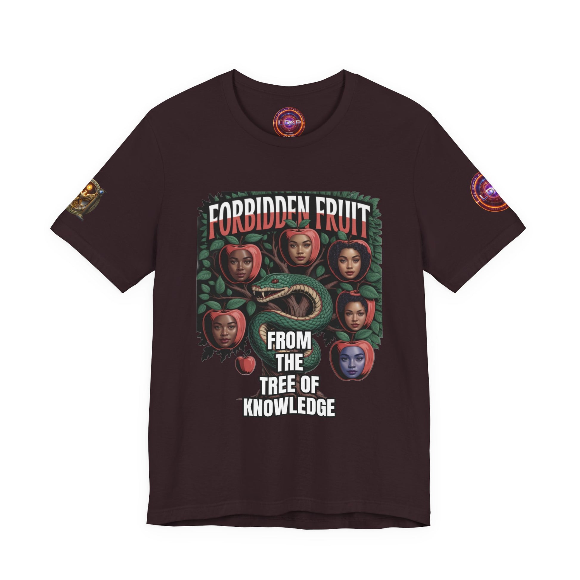 Short Sleeve Tee - Tree of Knowledge Forbidden Fruit Design