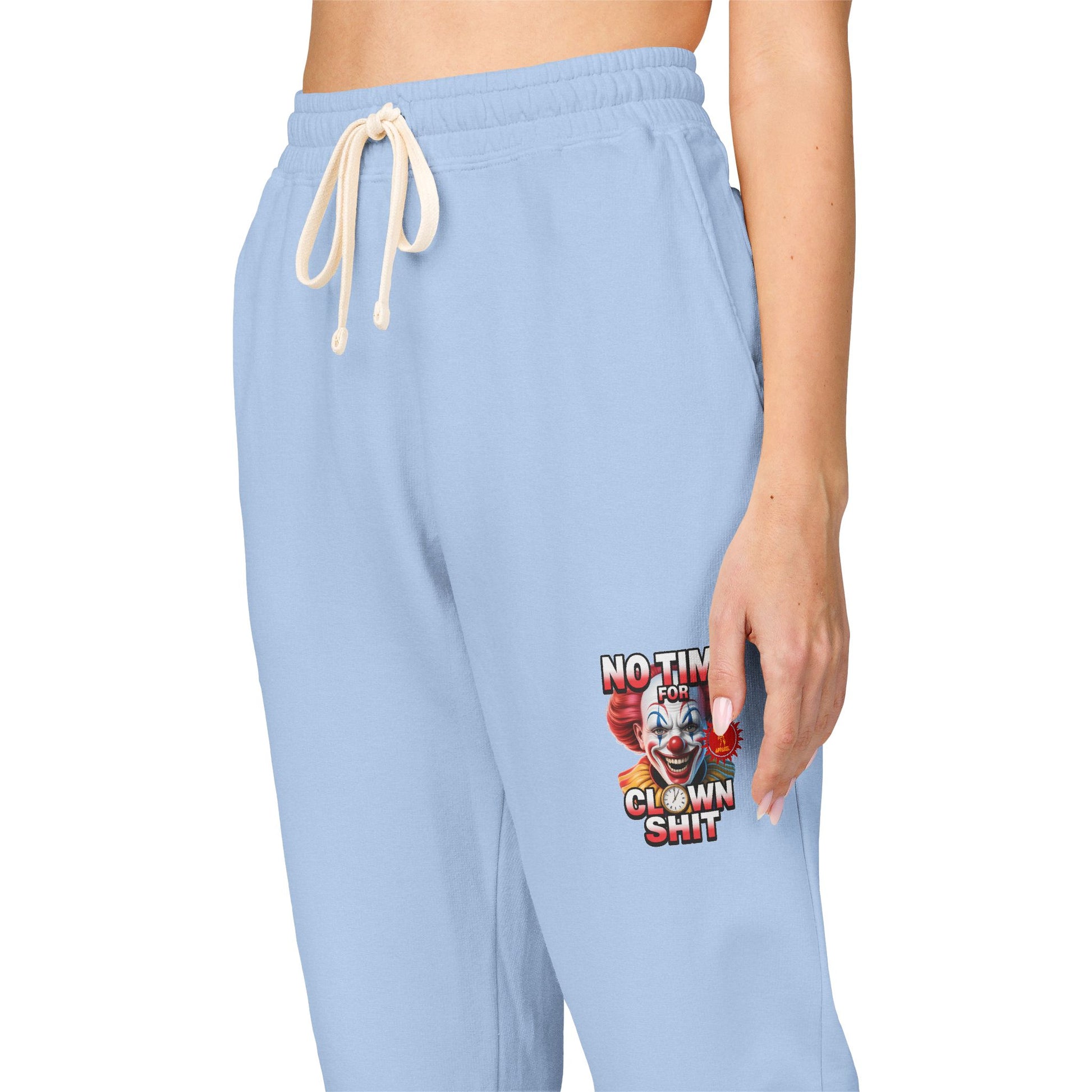Graphic Sweatpants — 'No Time For Clown Shit Joggers