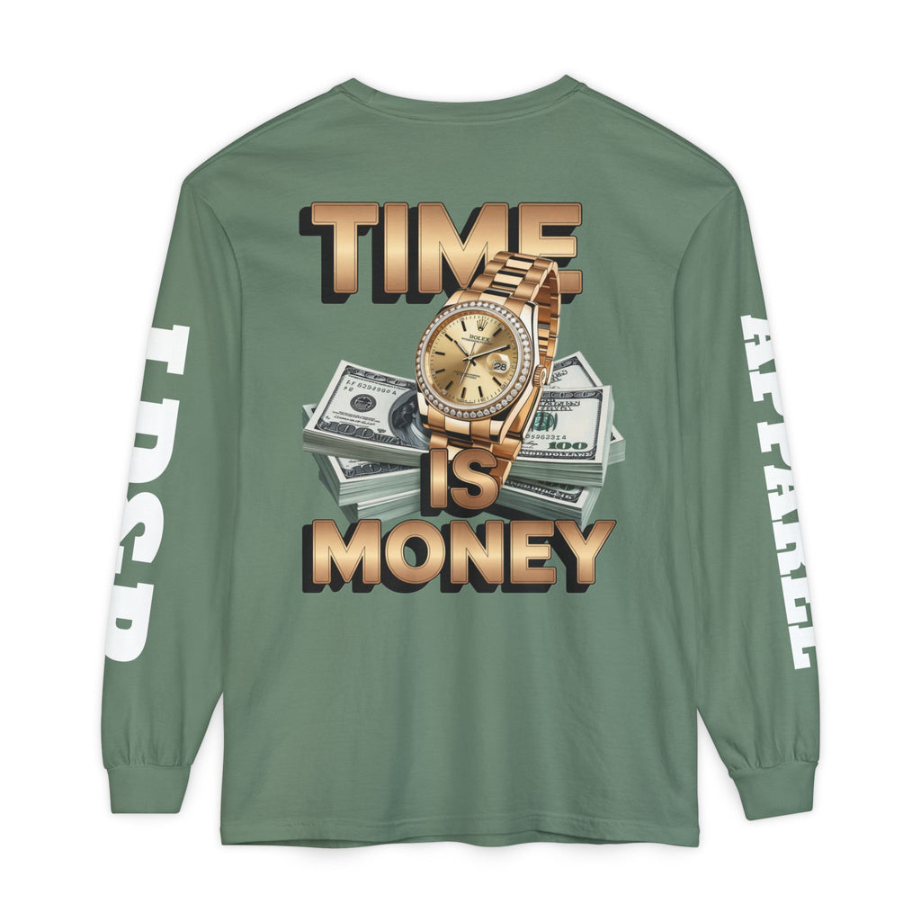 Long Sleeve T-Shirt Time is MONEY Design