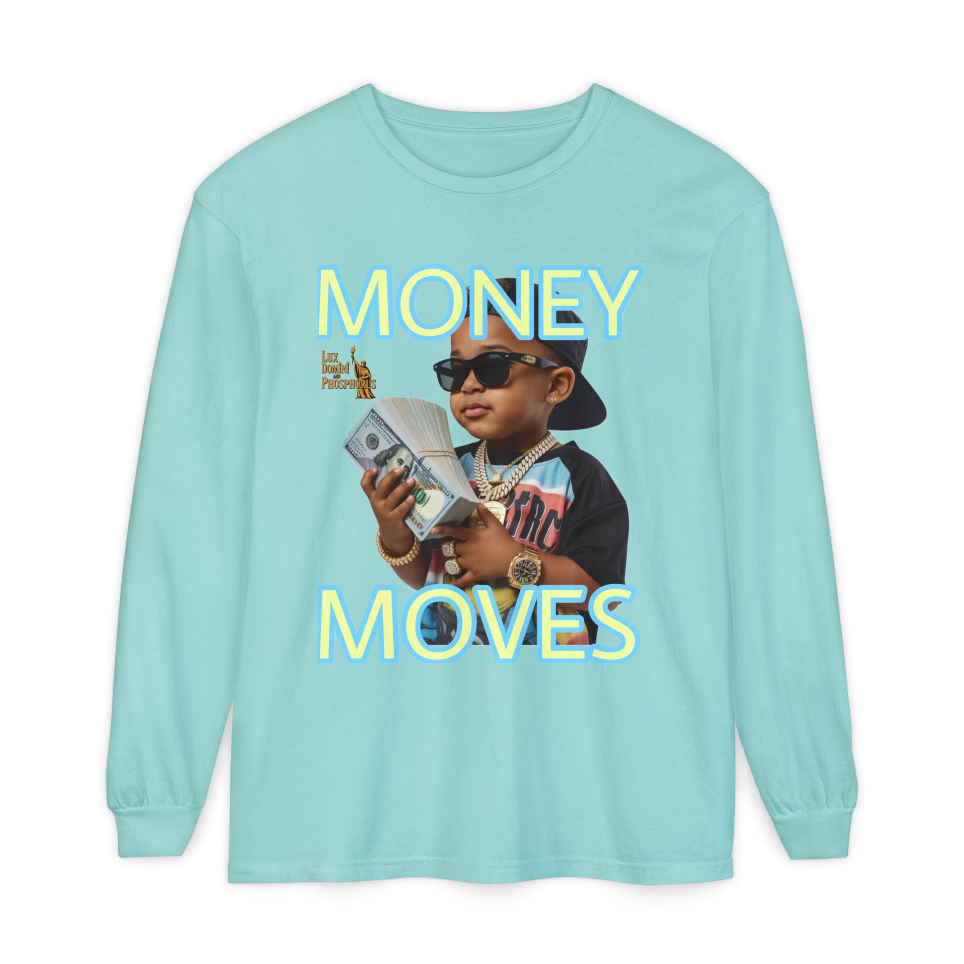 Long Sleeve T-Shirt - Money Moves LD&P APPAREL