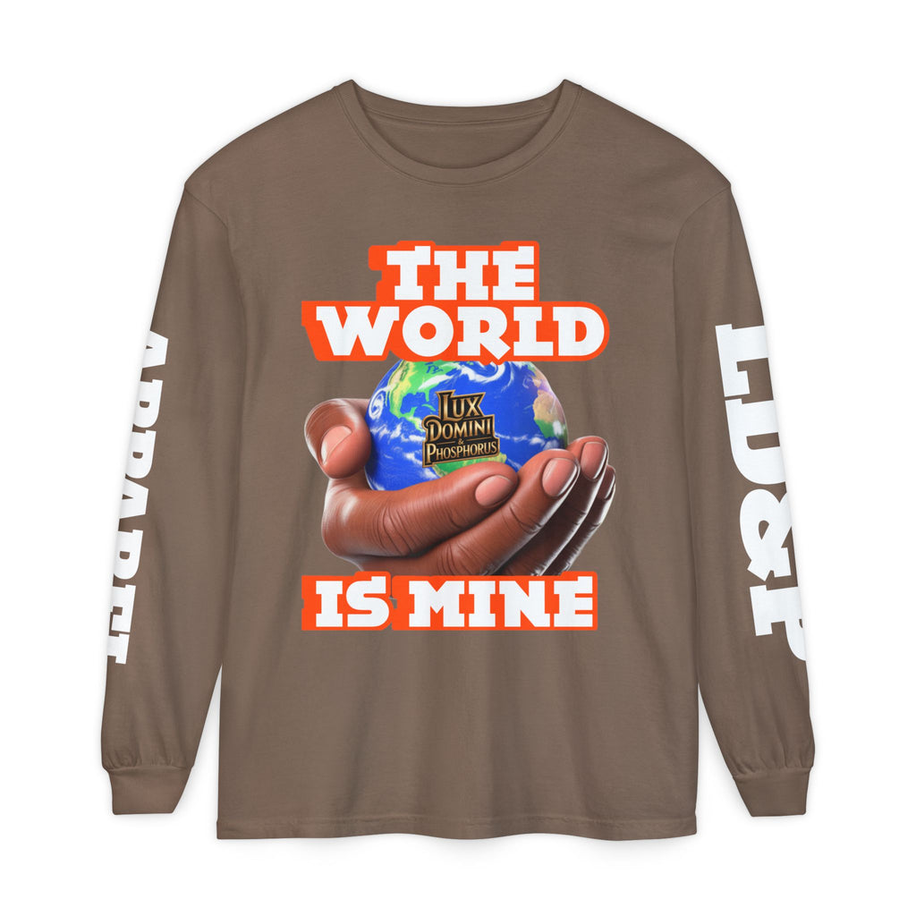 The World Is Mine Design Long Sleeve T-Shirt LD&P APPAREL DESIGN