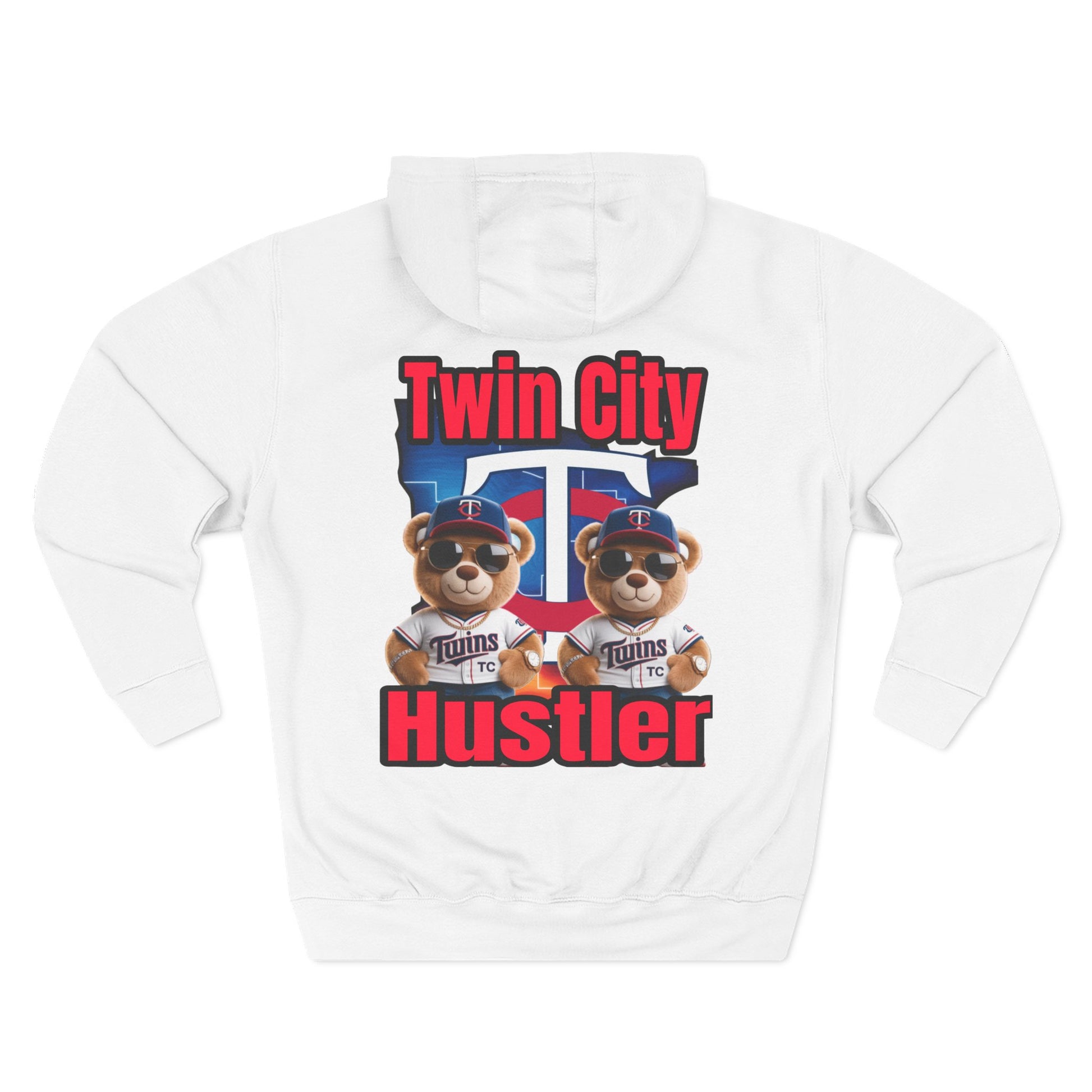 Fleece Hoodie Twin City HUSTLER Design