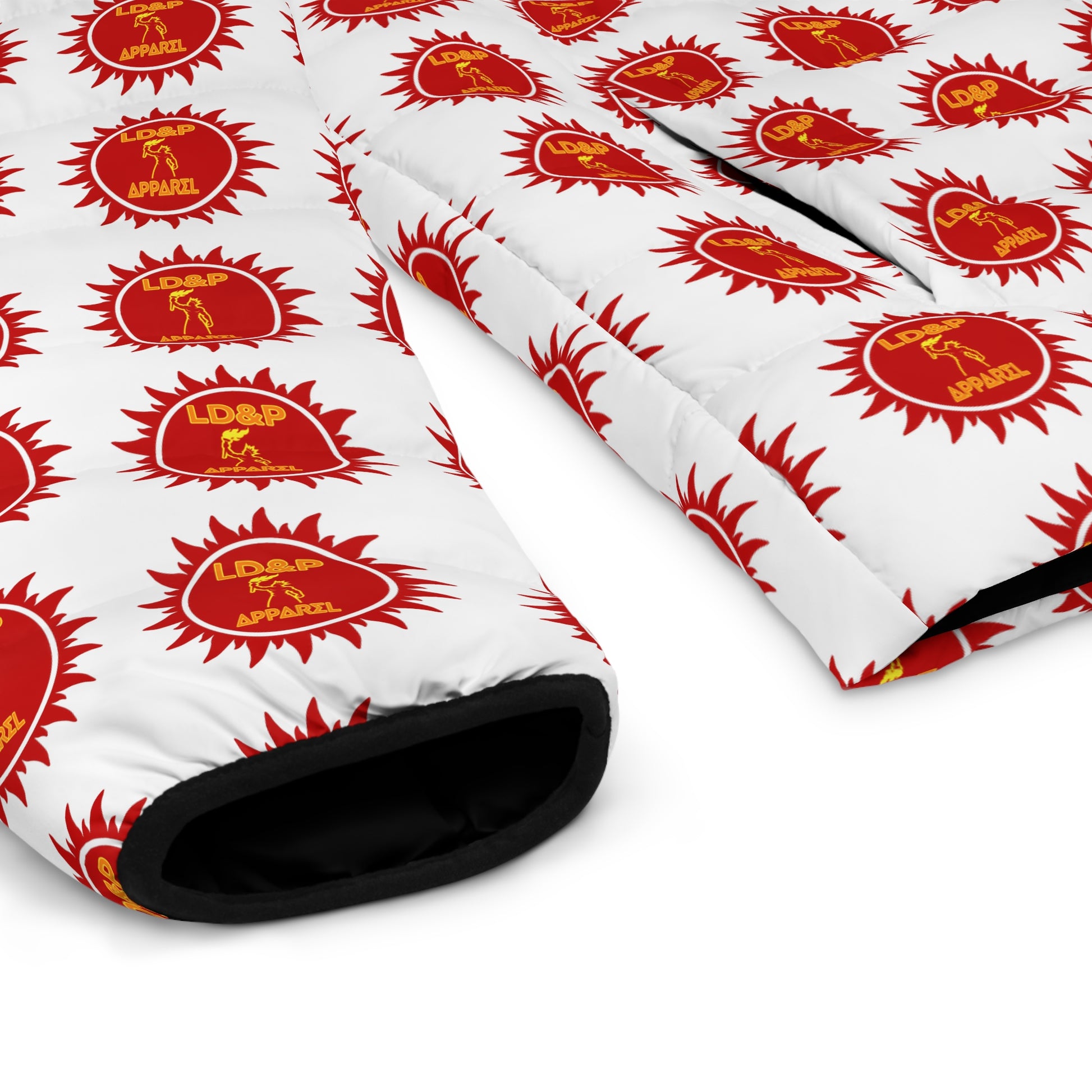 White Puffer Jacket LD&P APPAREL Design