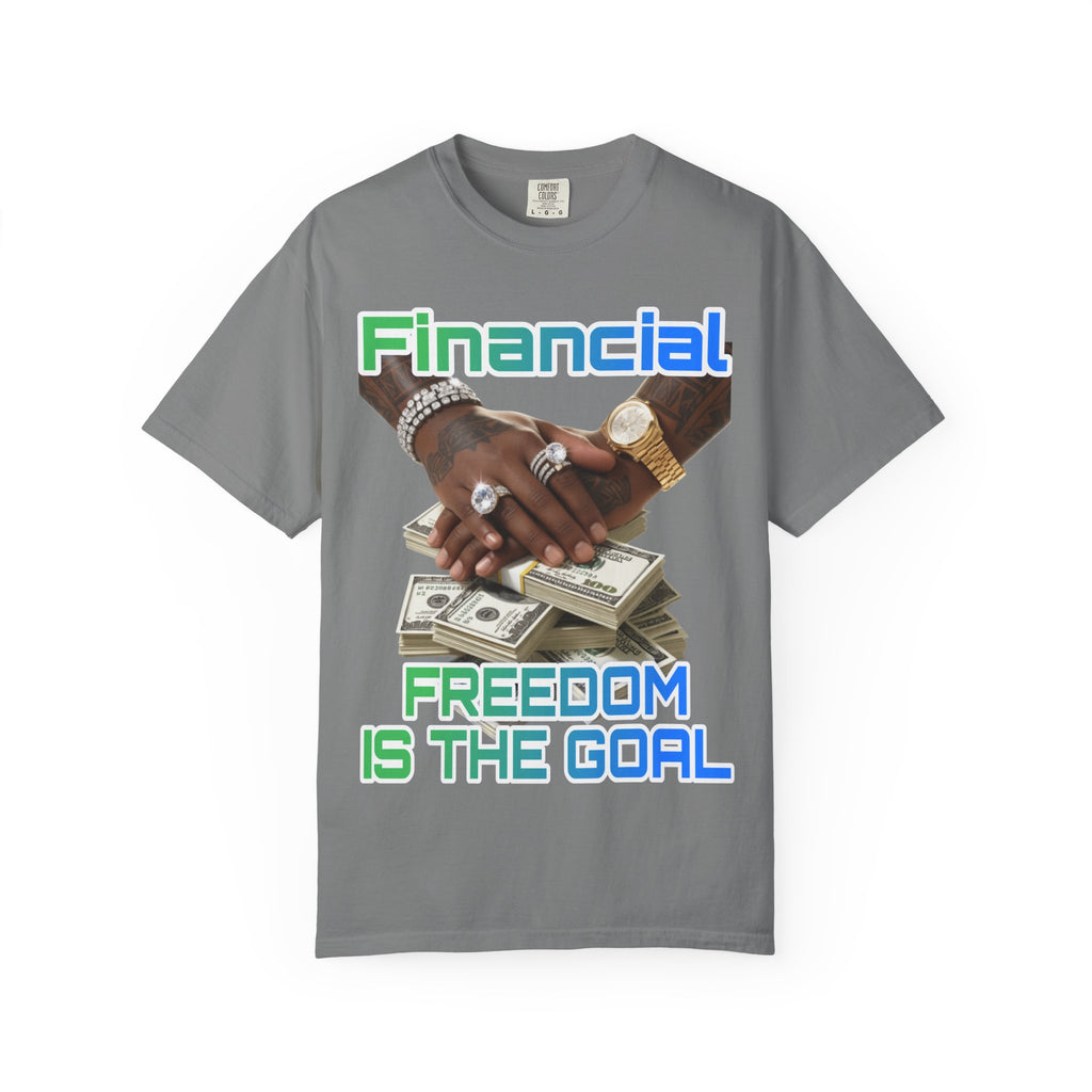 Financial Freedom Unisex T-shirt - 'Financial Freedom is The Goal' Design
