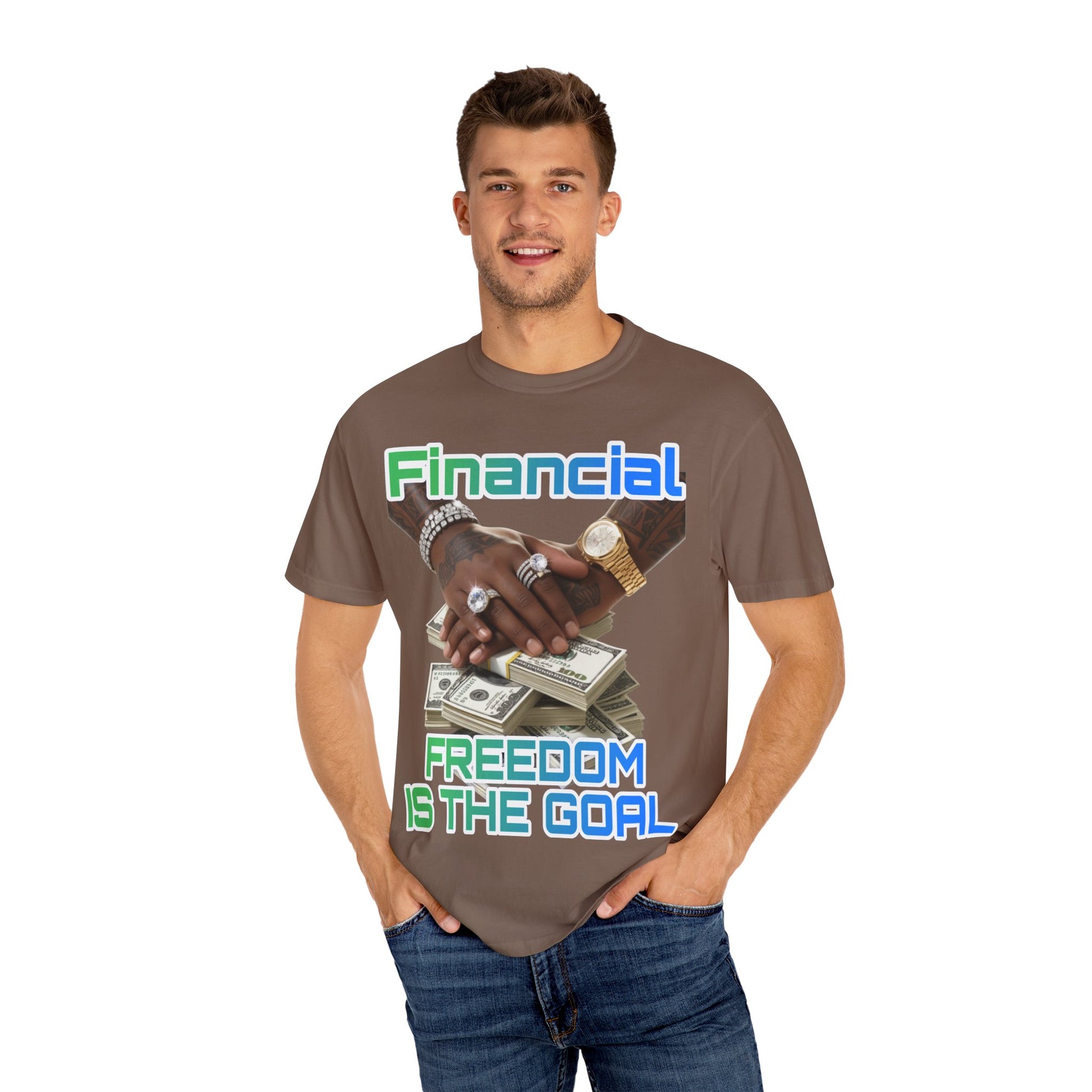 Financial Freedom Unisex T-shirt - 'Financial Freedom is The Goal' Design