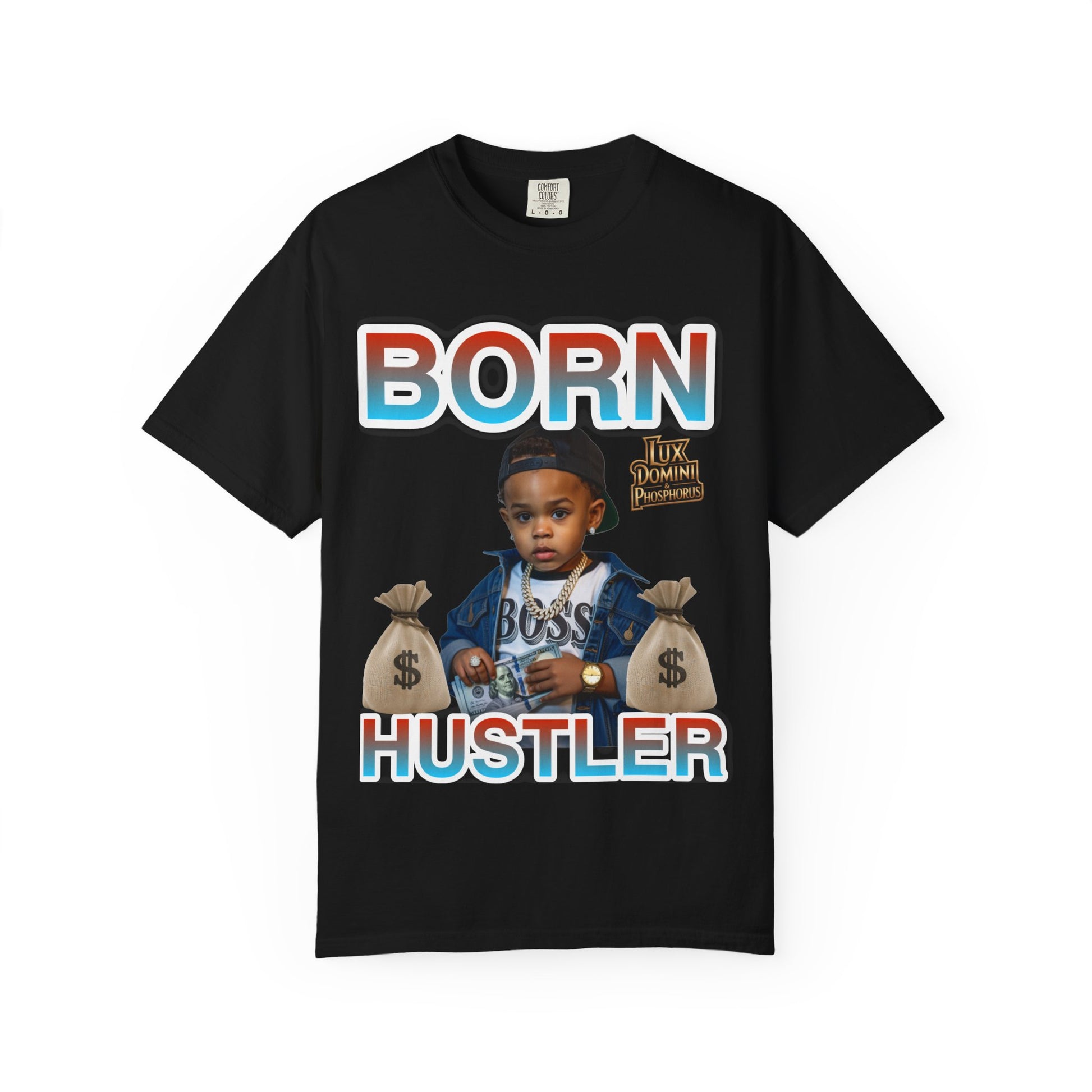 Garment-Dyed T-shirt BORN HUSTLER LD&P APPAREL