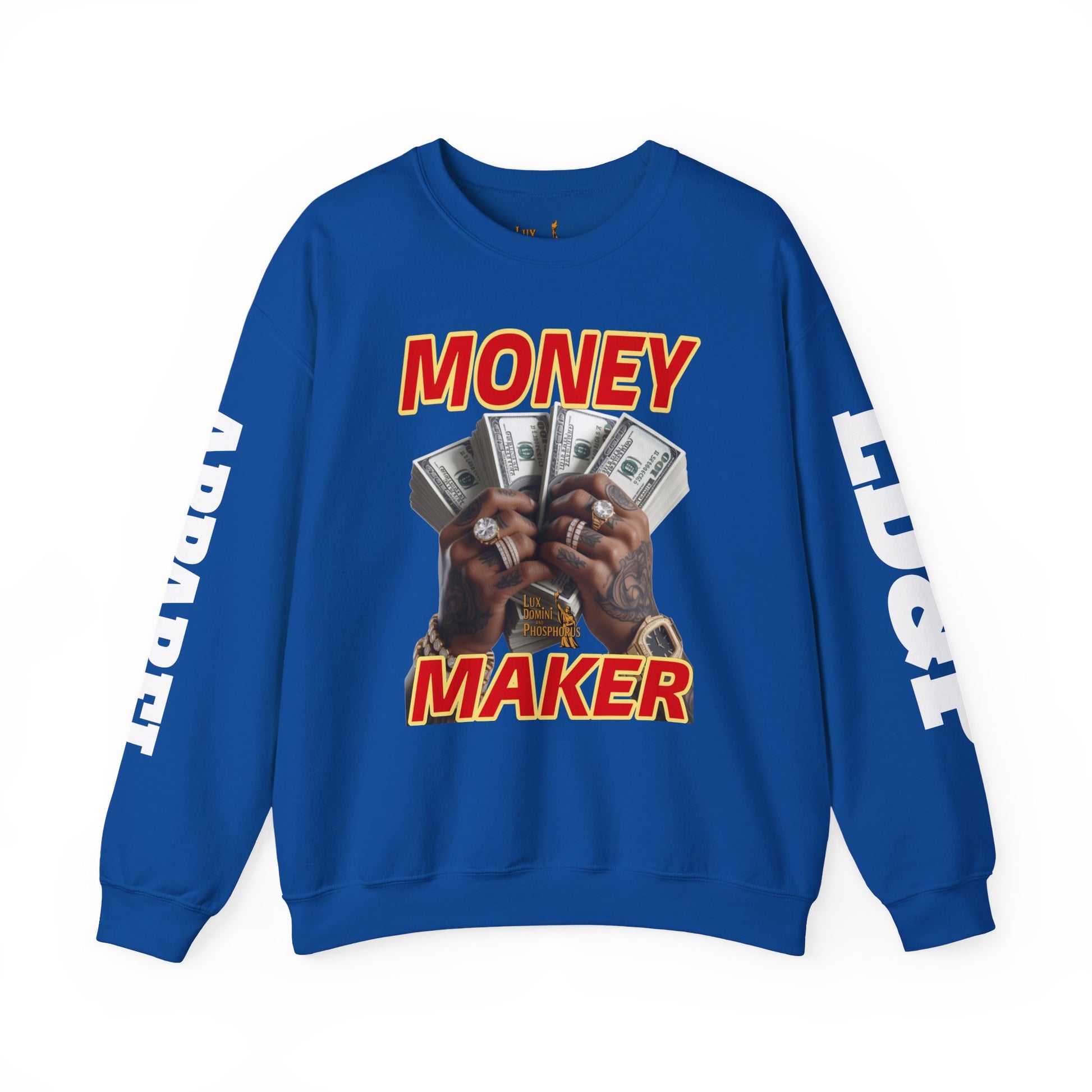 Money Maker Unisex Sweatshirt - LD&P APPAREL Design