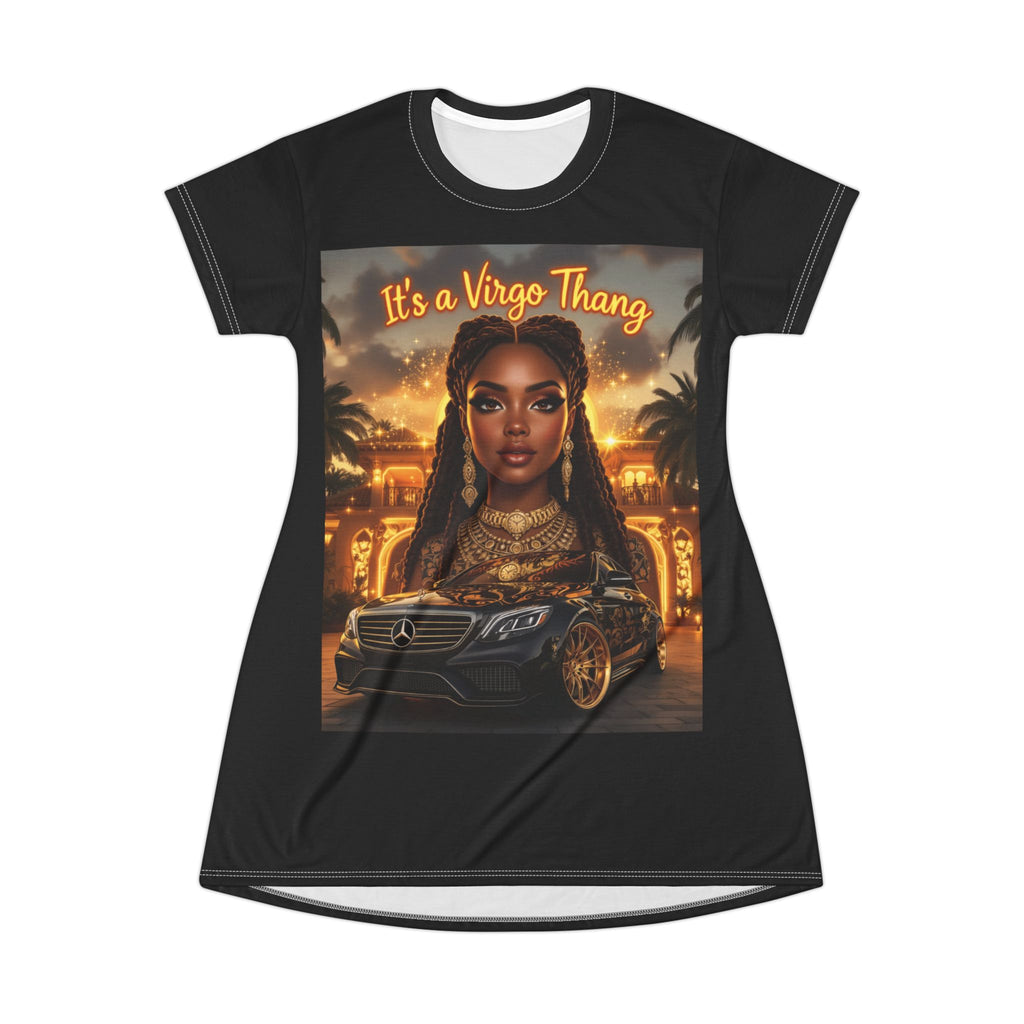 Virgo T-Shirt Dress - Its a Virgo Thang