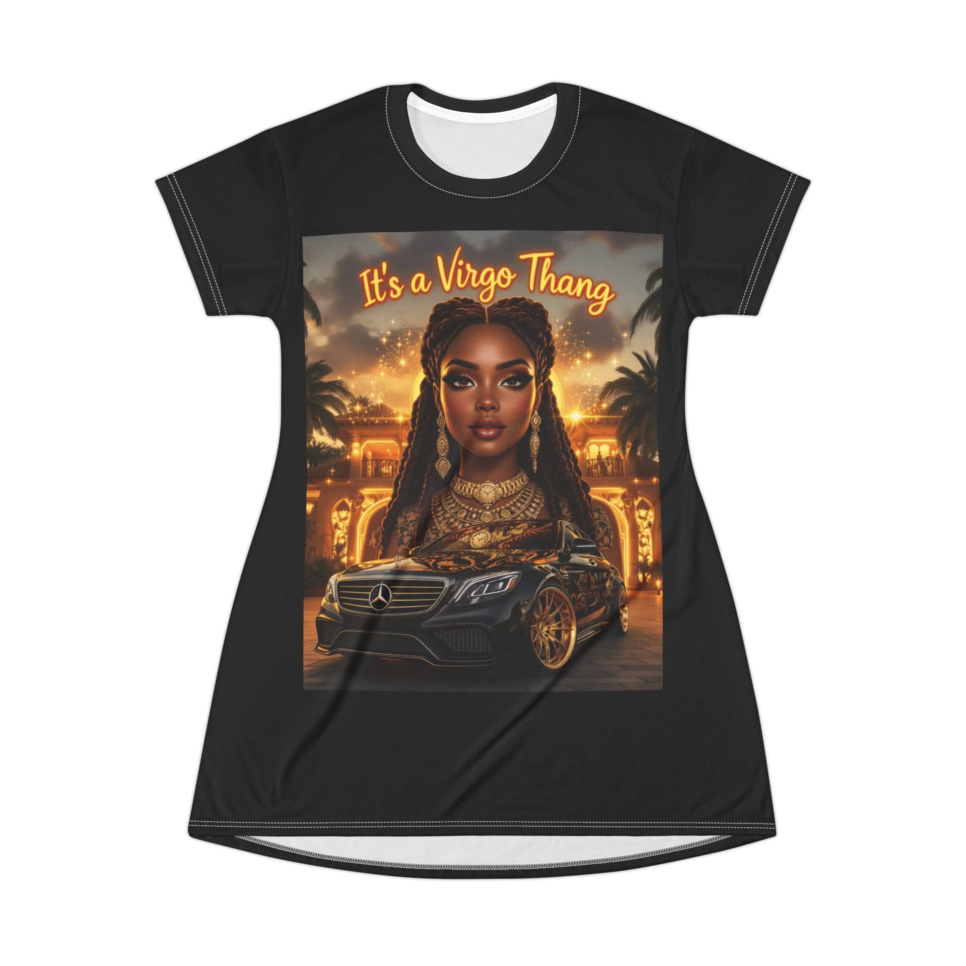 Virgo T-Shirt Dress - Its a Virgo Thang