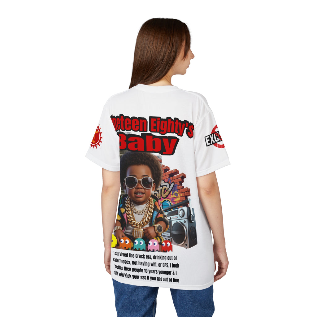 Nineteen Eighty's Baby Graphic Tee LD&P APPAREL White