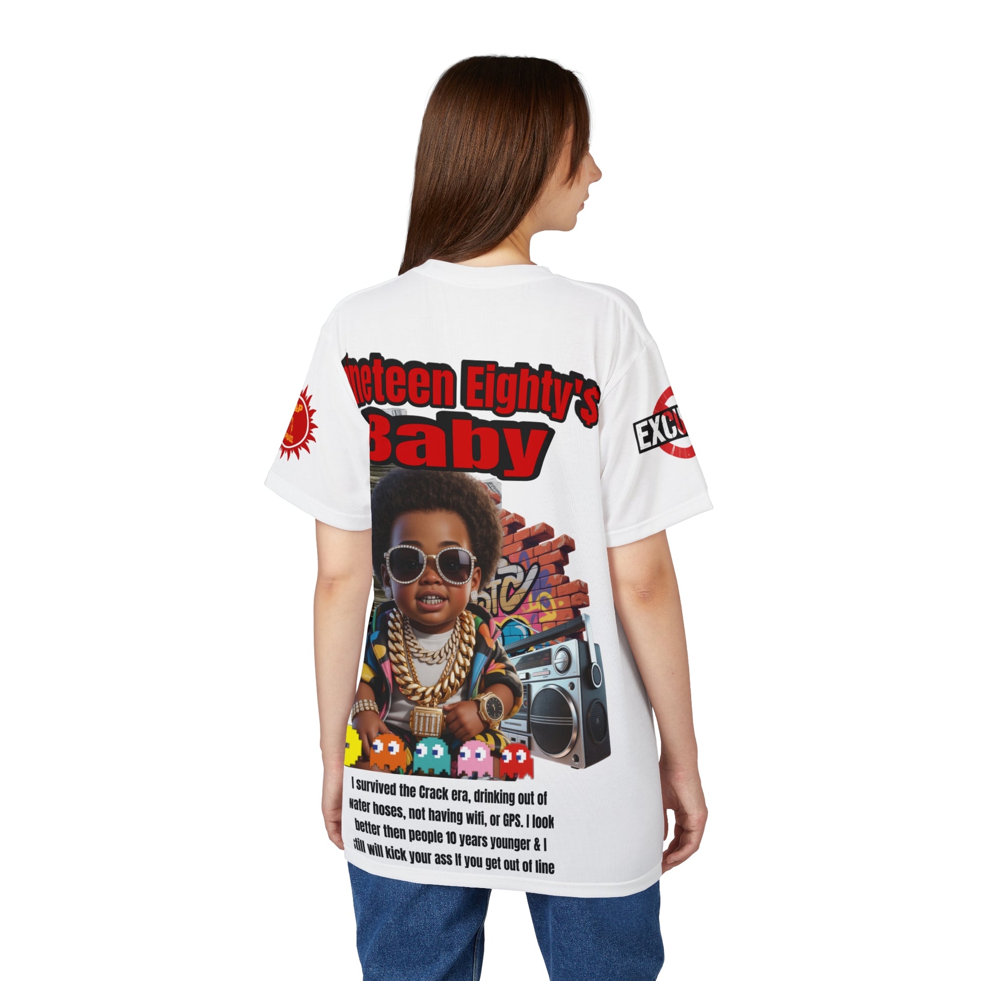 Nineteen Eighty's Baby Graphic Tee LD&P APPAREL White