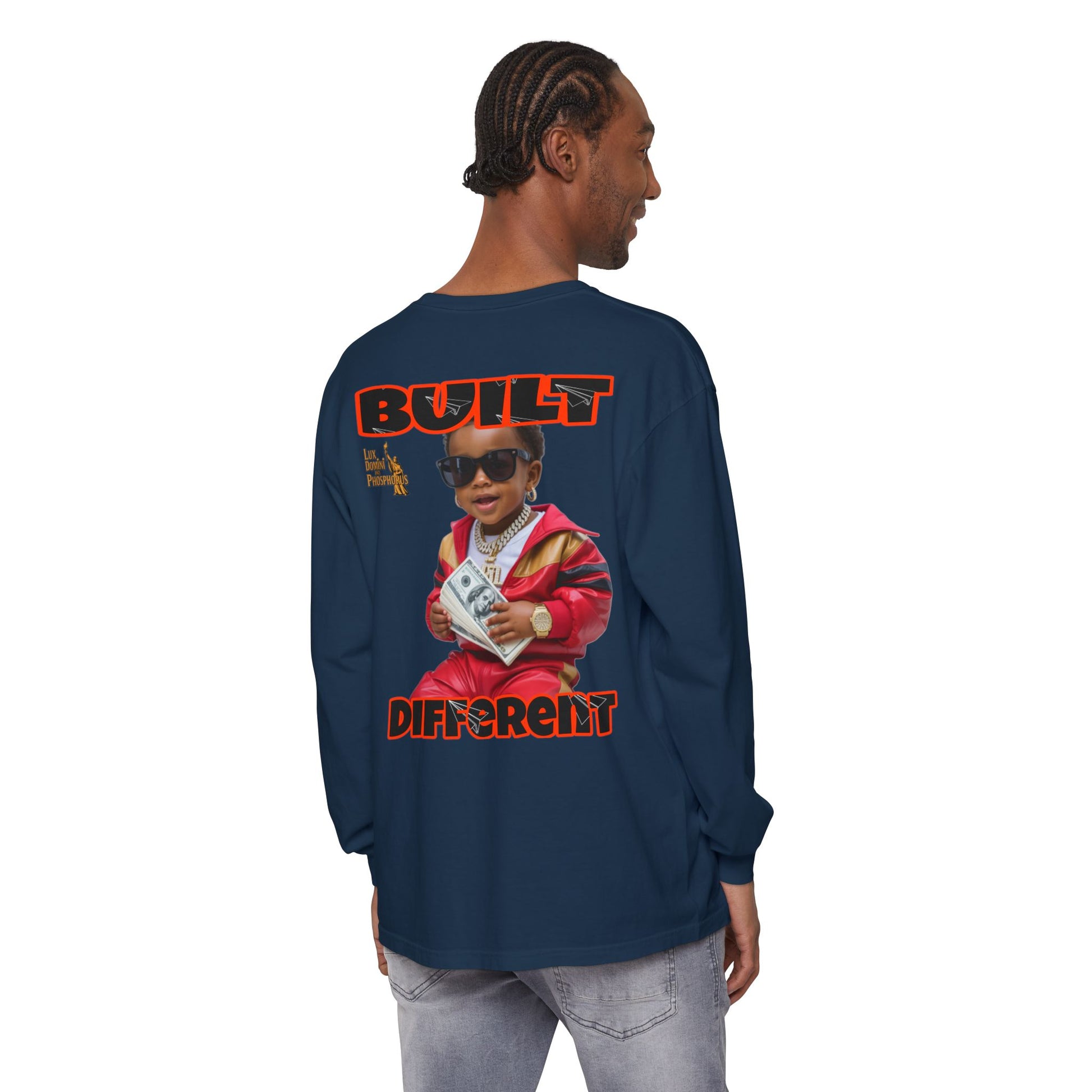 Long Sleeve T-Shirt - Built Different LD&P Apparel Design