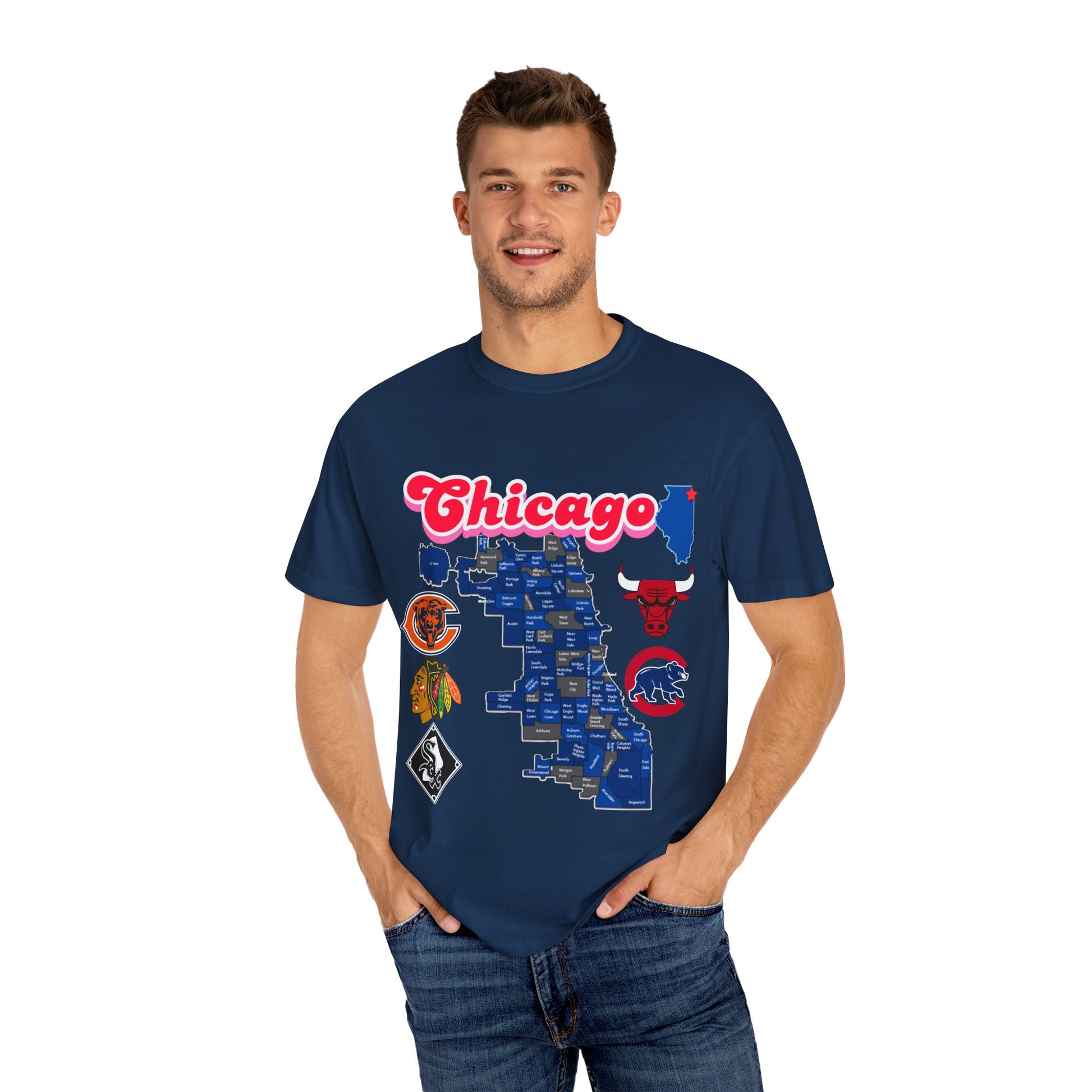 Chicago Unisex T-shirt - Vintage Chicago Design