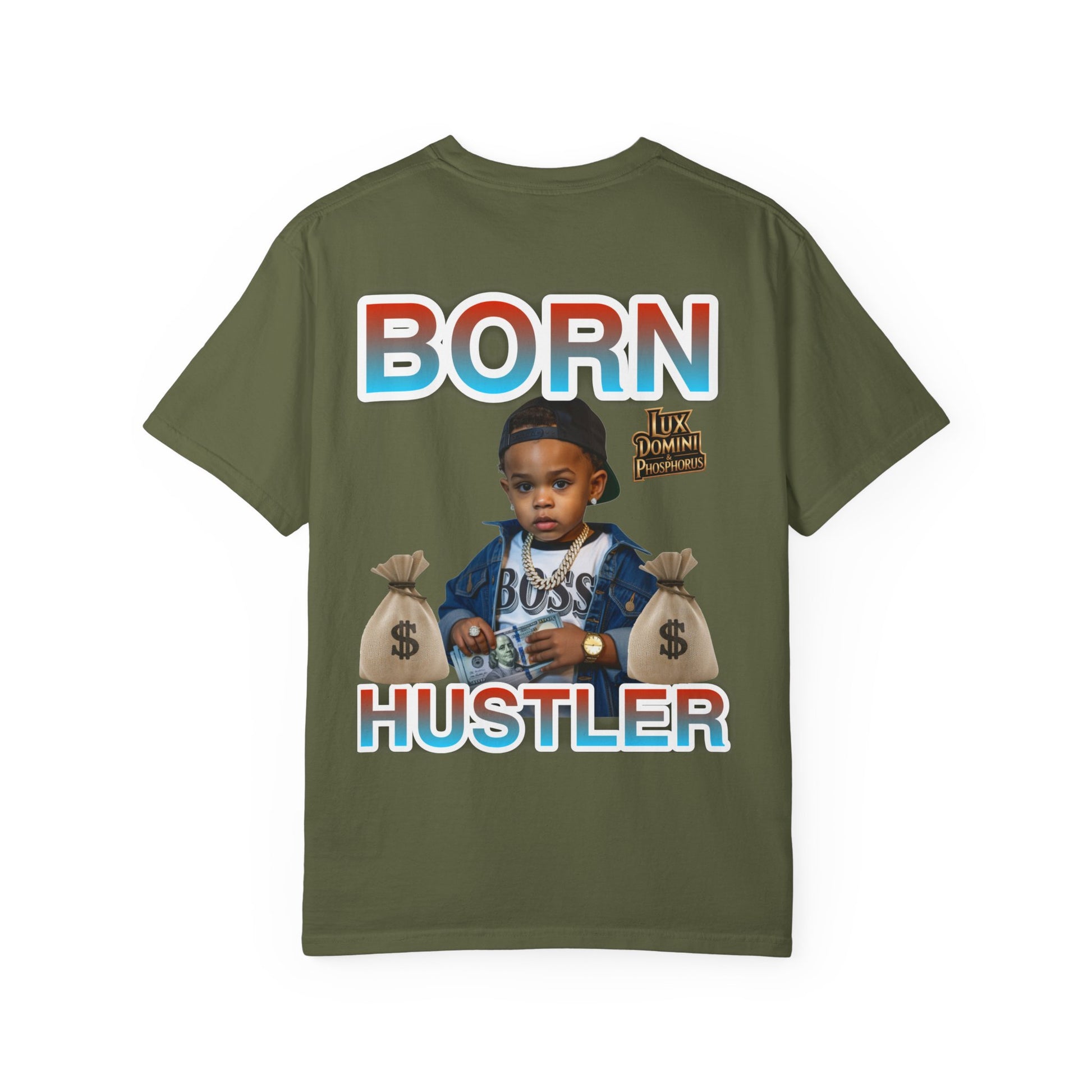 Garment-Dyed T-shirt BORN HUSTLER LD&P APPAREL