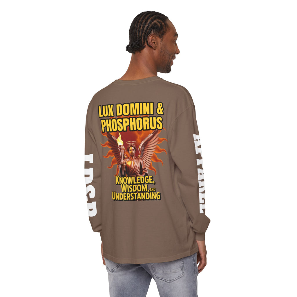 Long Sleeve T-Shirt LD&P Apparel Knowledge Wisdom Understanding Design