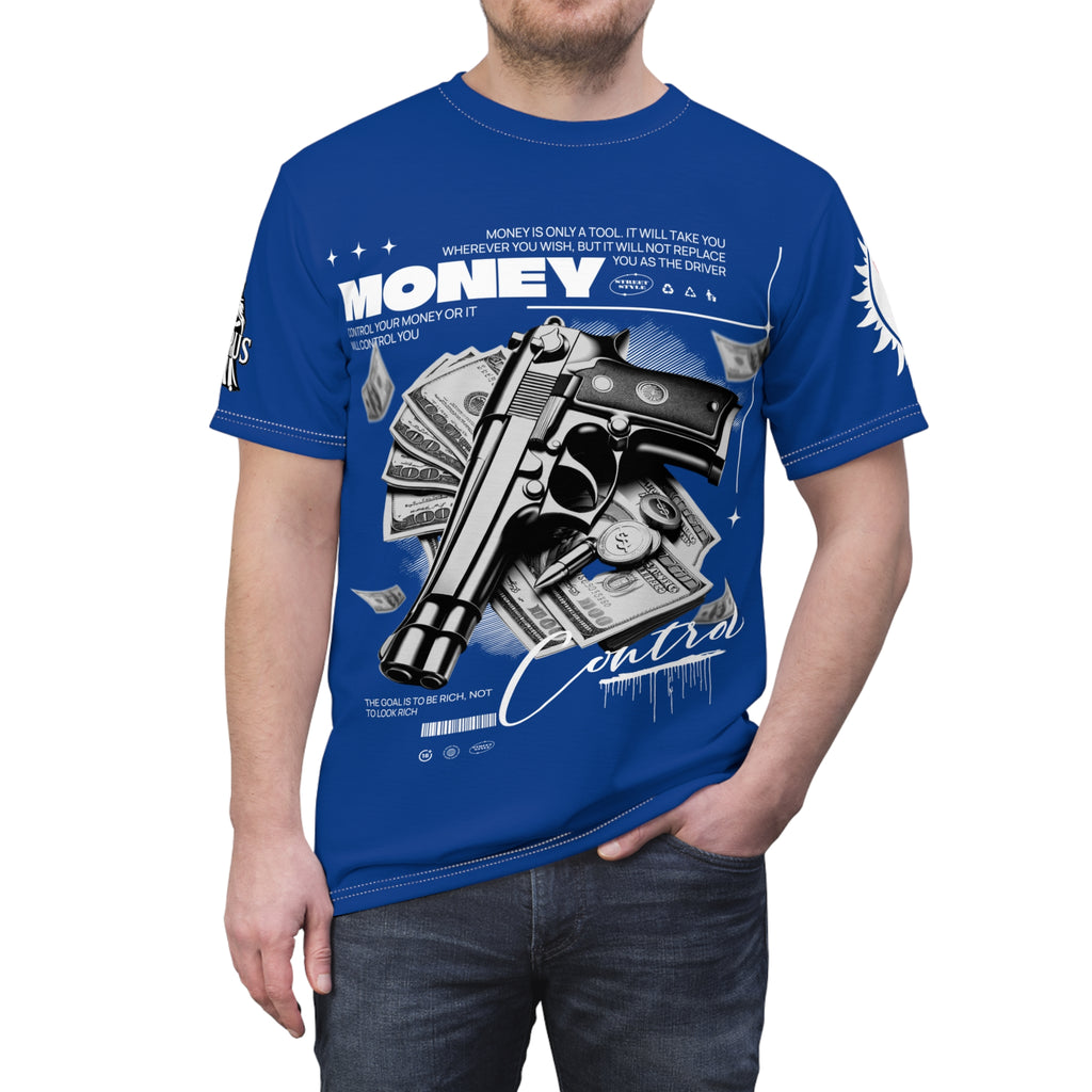 Money Control Graphic Tee LD&P APPAREL BLUE