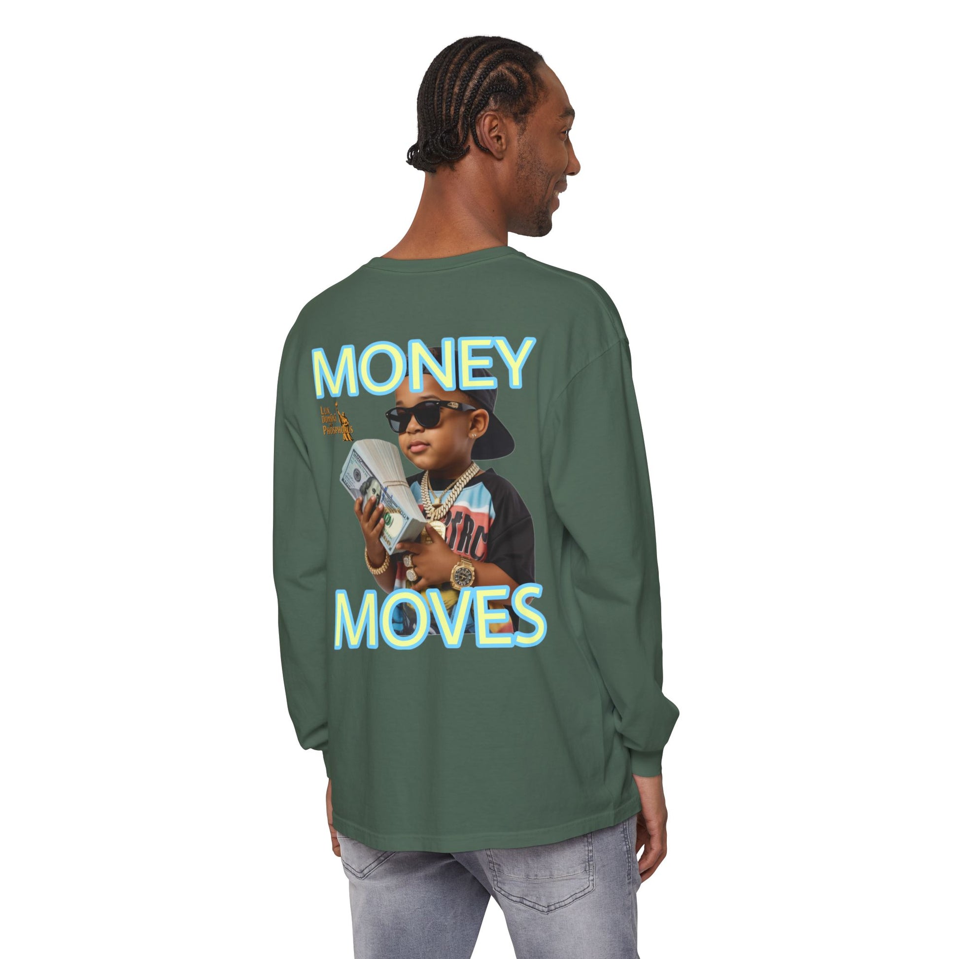 Long Sleeve T-Shirt - Money Moves LD&P APPAREL