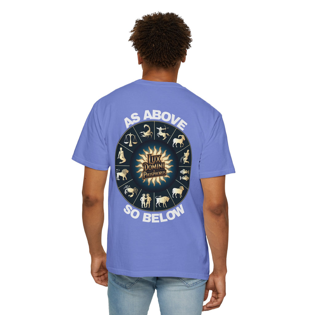 Zodiac Unisex T-Shirt - As above so below design