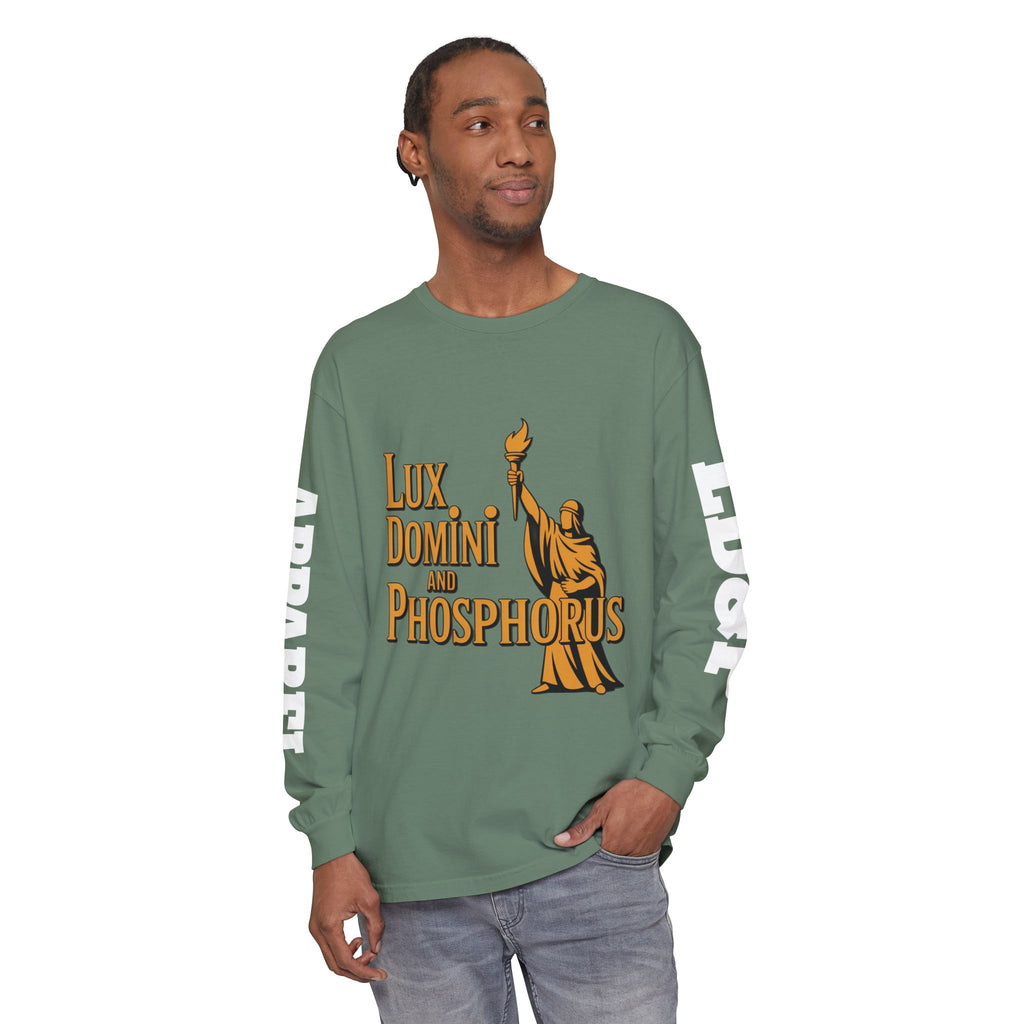 Long Sleeve T-Shirt Lux Domini and Phosphorus LD&P Apparel Design