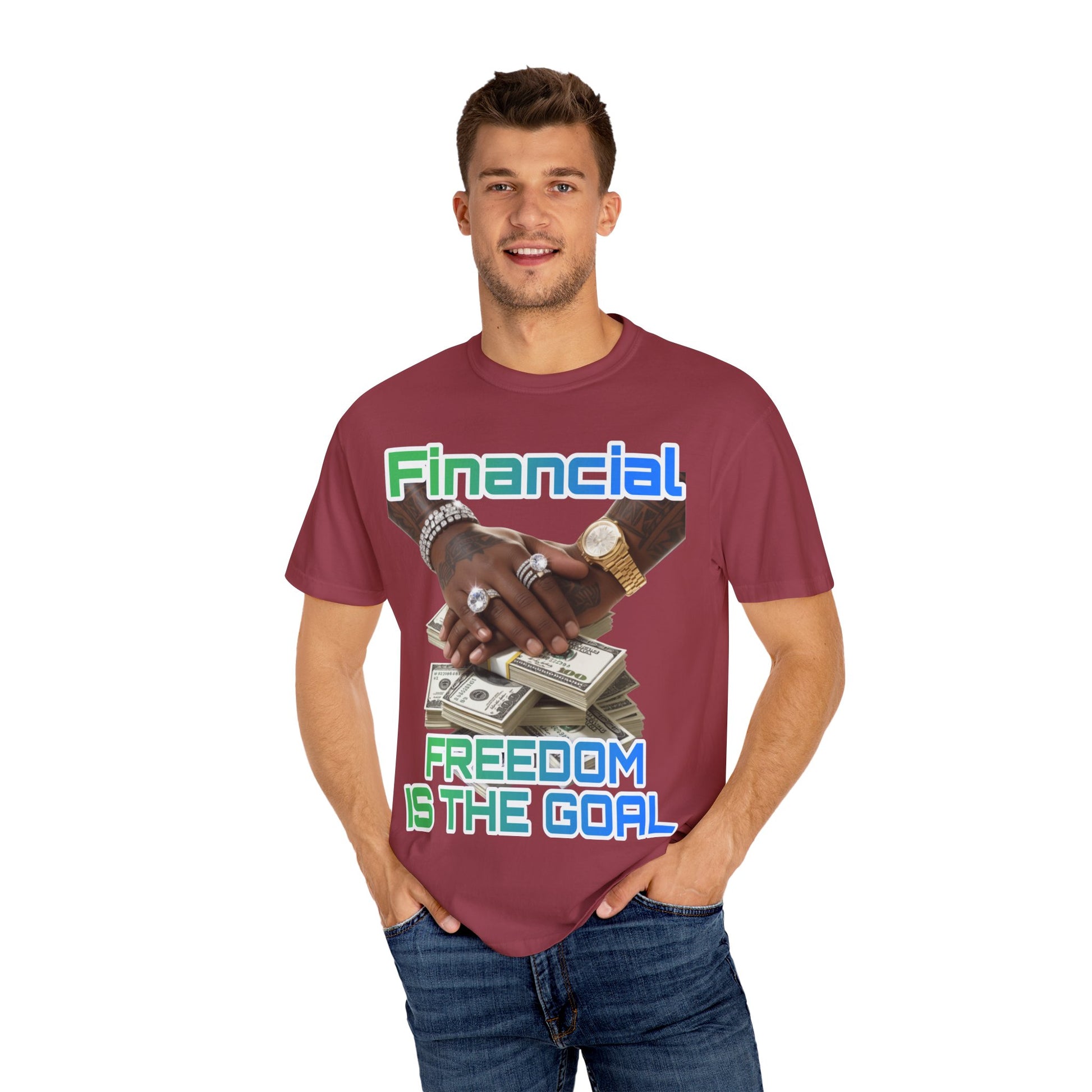 Financial Freedom Unisex T-shirt - 'Financial Freedom is The Goal' Design