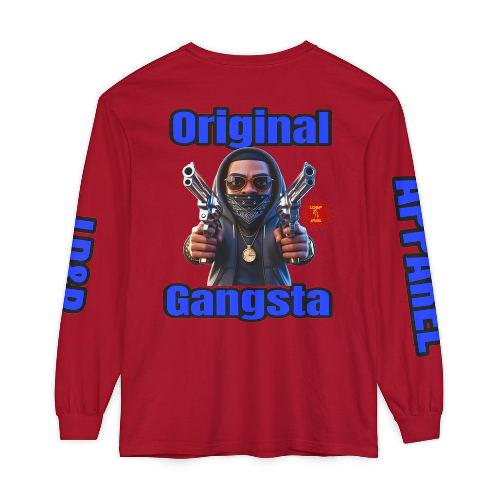 Long Sleeve T-Shirt Original Gangsta LD&amp;P Apparel Design