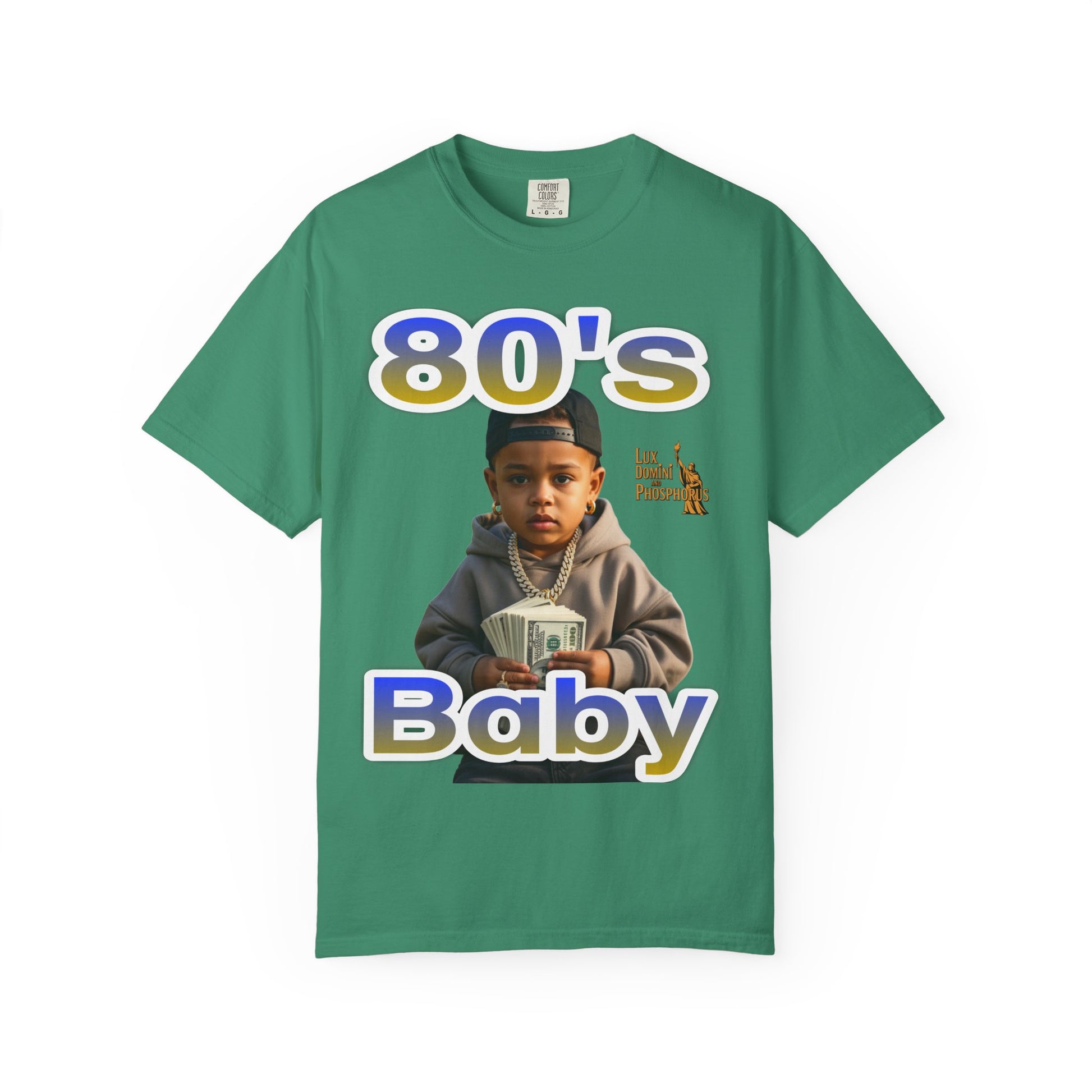 80s Baby Unisex Garment-Dyed T-shirt - LD&P APPAREL