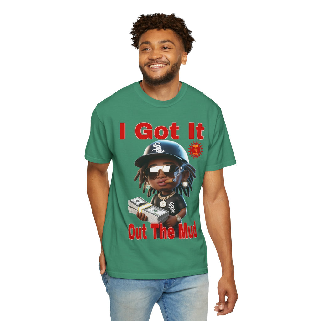 T-Shirt Out The Mud Hustler - Unisex Garment-Dyed