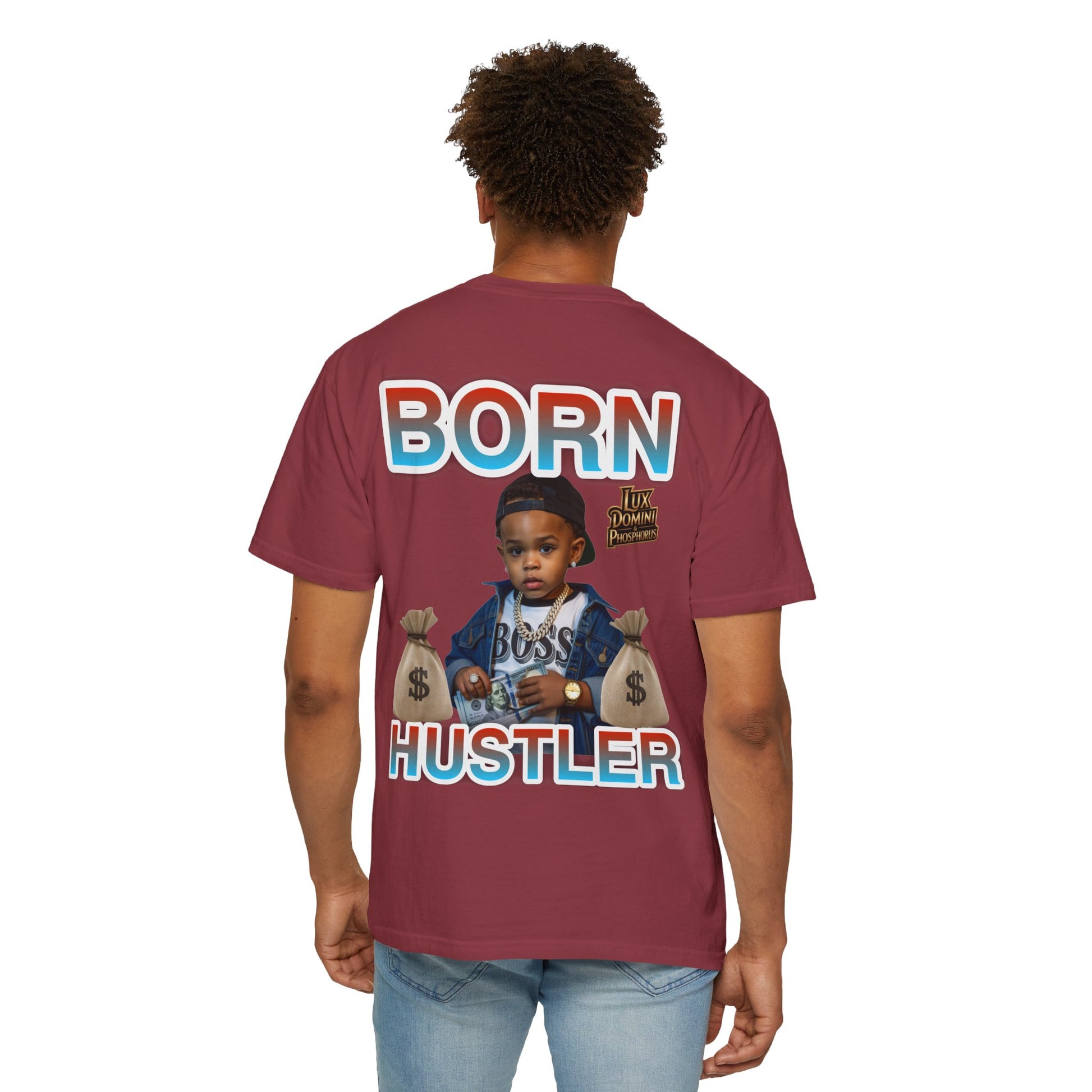 Garment-Dyed T-shirt BORN HUSTLER LD&P APPAREL